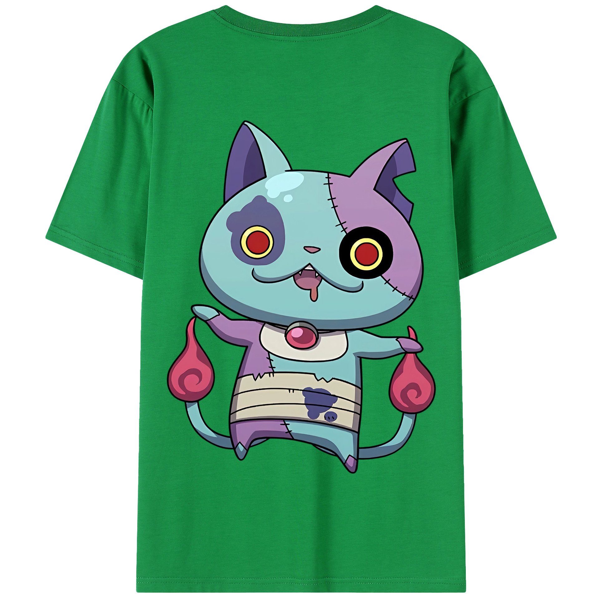 （画像用） 妖怪ウォッチ Yo-kai Watch 綿100％半袖Tシャツ（背面プリント）