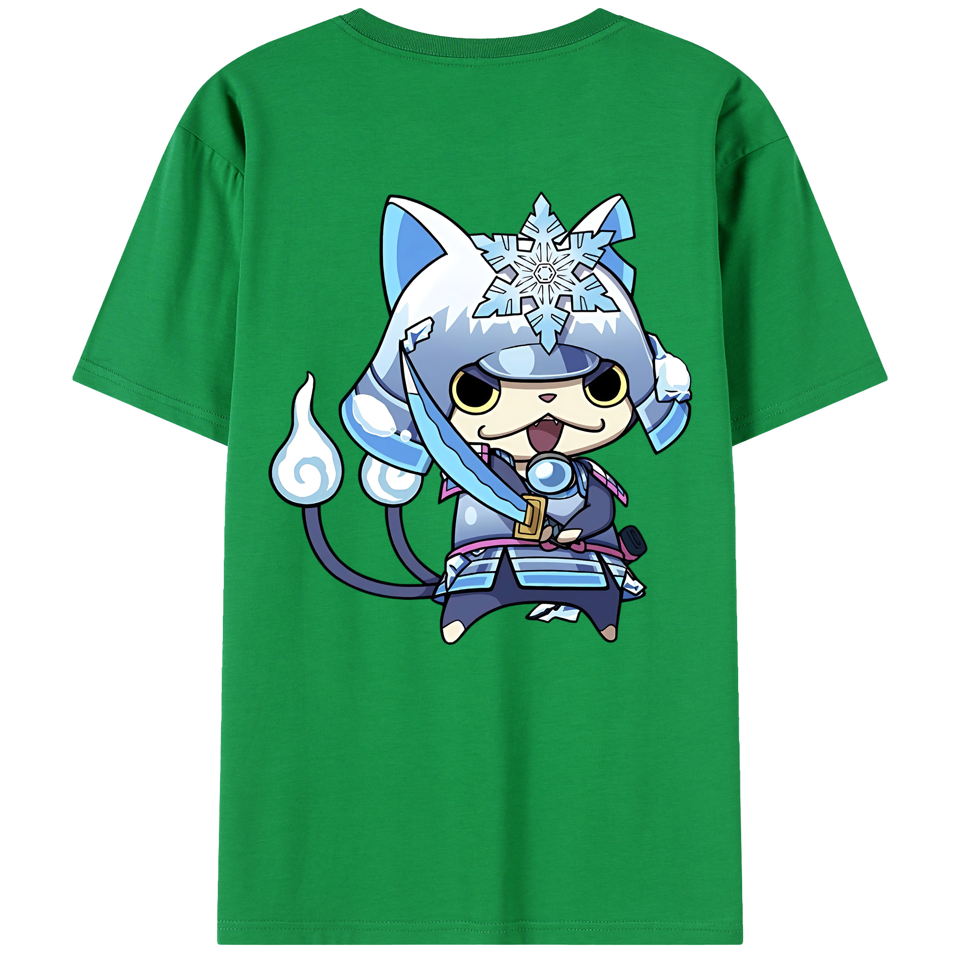 （画像用） 妖怪ウォッチ Yo-kai Watch 綿100％半袖Tシャツ（背面プリント）