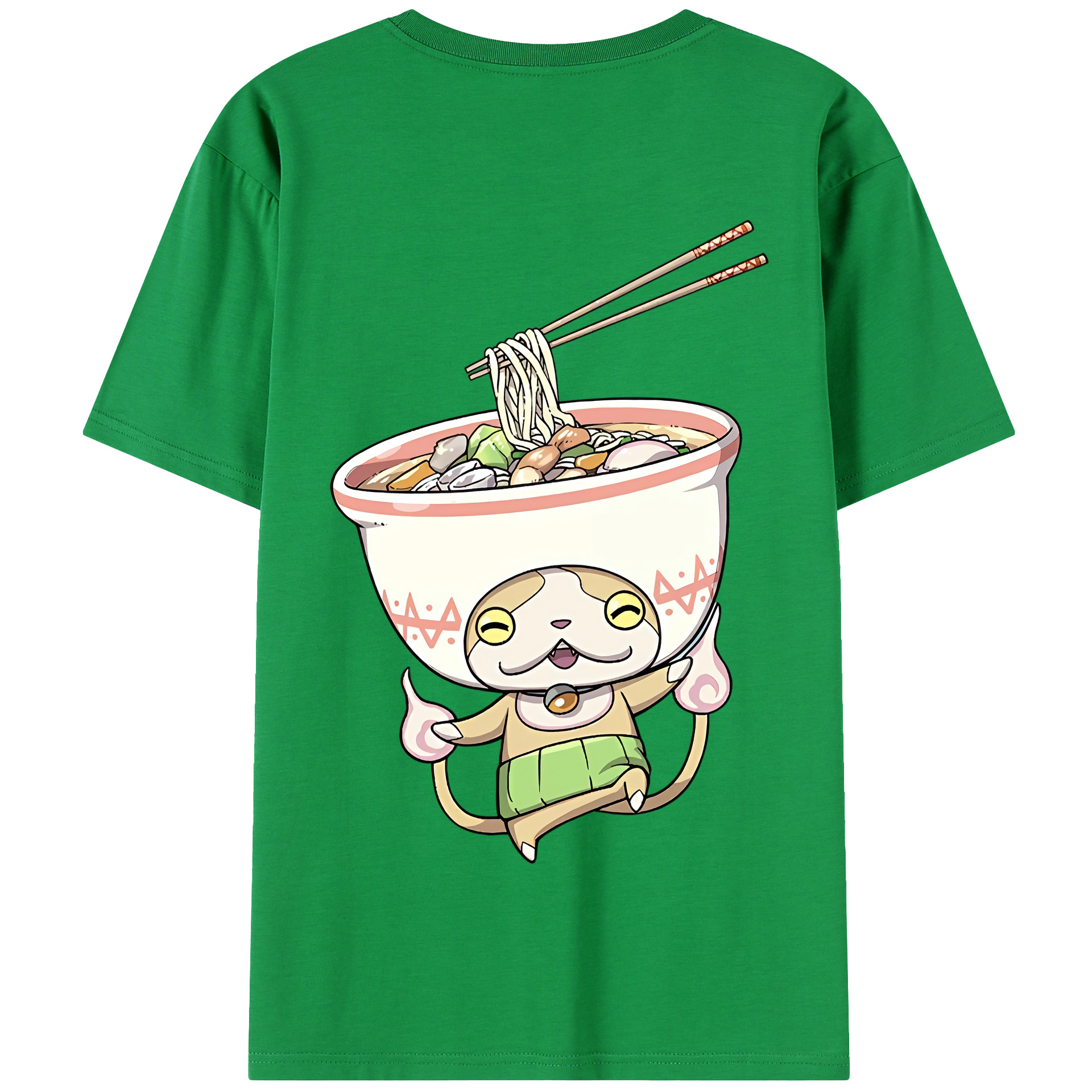 （画像用） 妖怪ウォッチ Yo-kai Watch 綿100％半袖Tシャツ（背面プリント）
