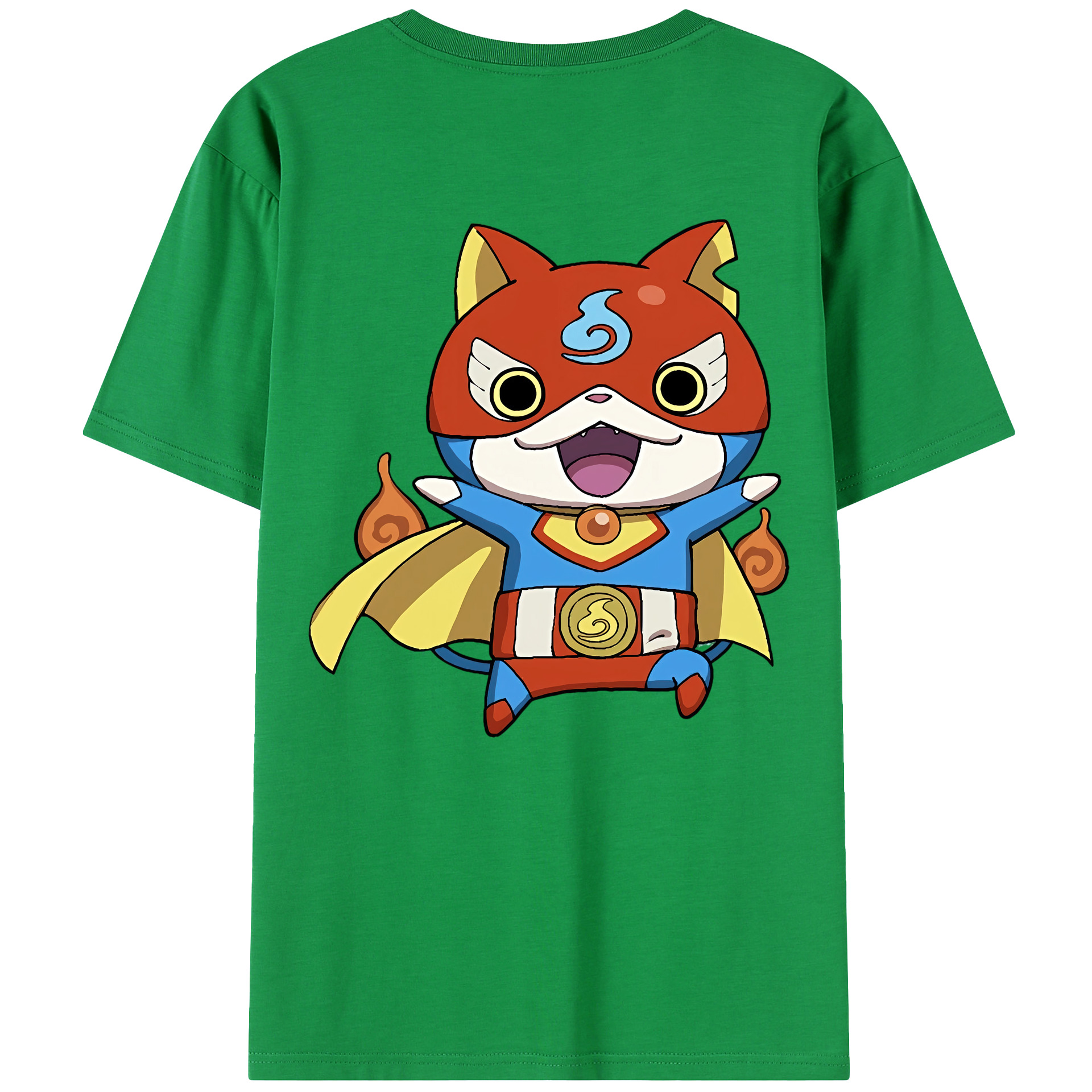 （画像用） 妖怪ウォッチ Yo-kai Watch 綿100％半袖Tシャツ（背面プリント）