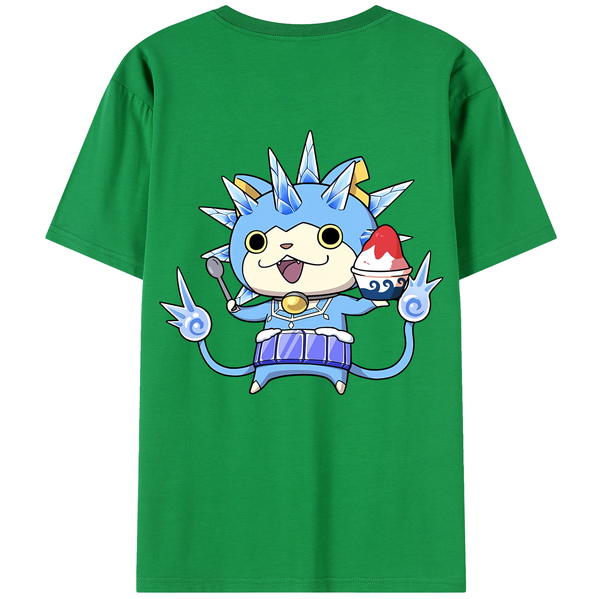 （画像用） 妖怪ウォッチ Yo-kai Watch 綿100％半袖Tシャツ（背面プリント）