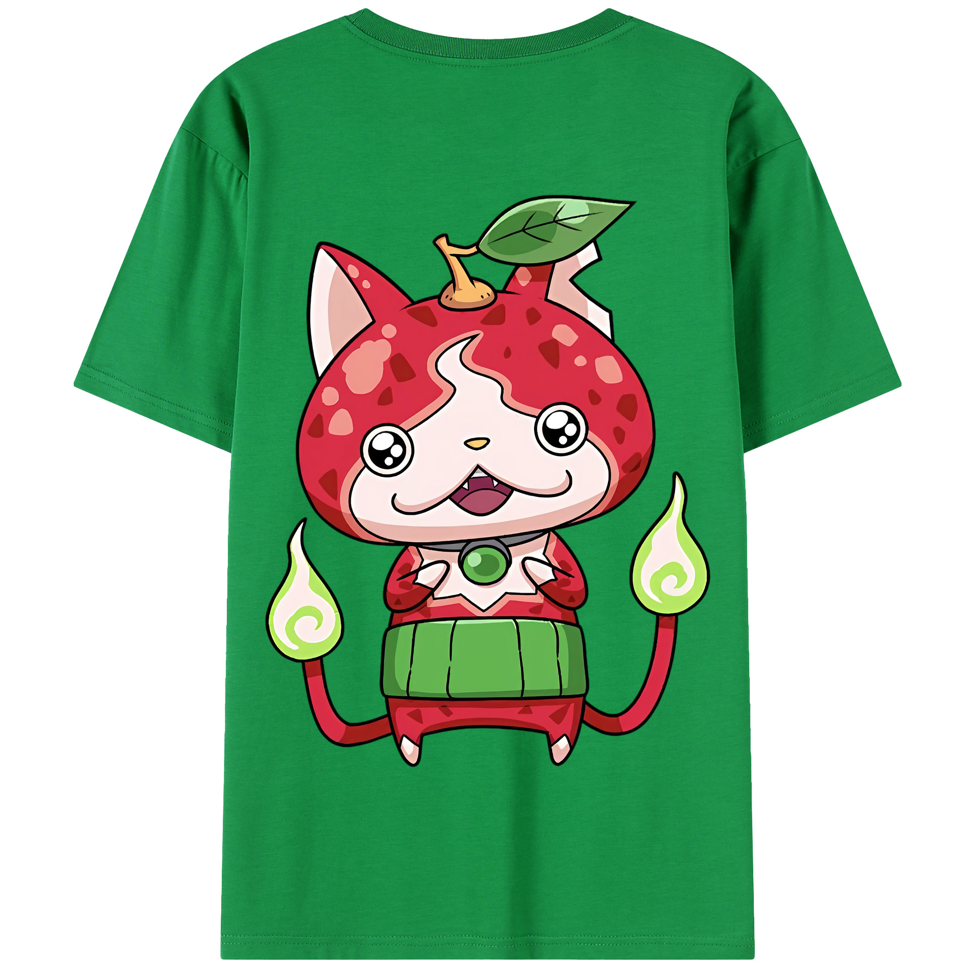 （画像用） 妖怪ウォッチ Yo-kai Watch 綿100％半袖Tシャツ（背面プリント）