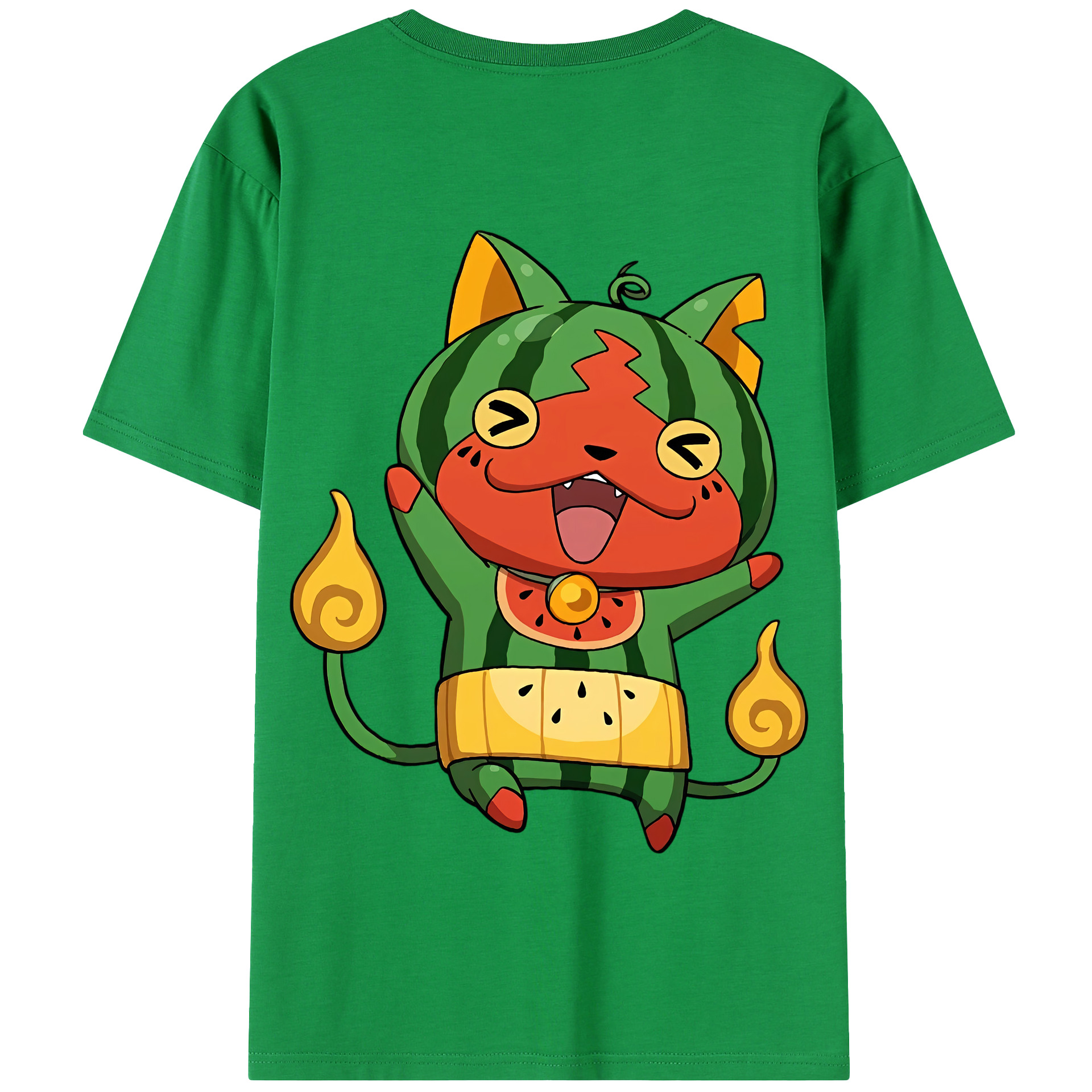 （画像用） 妖怪ウォッチ Yo-kai Watch 綿100％半袖Tシャツ（背面プリント）