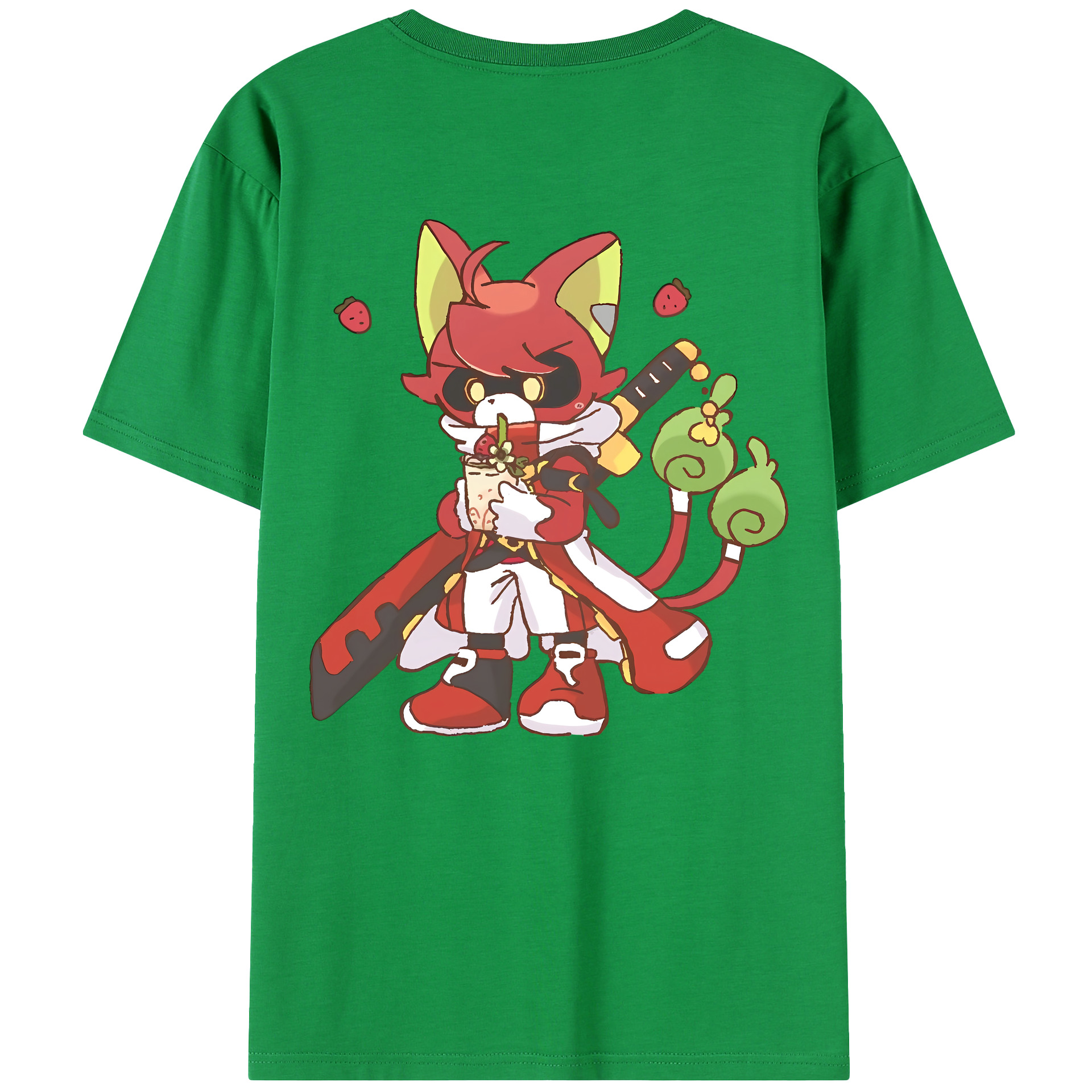 （画像用） 妖怪ウォッチ Yo-kai Watch 綿100％半袖Tシャツ（背面プリント）