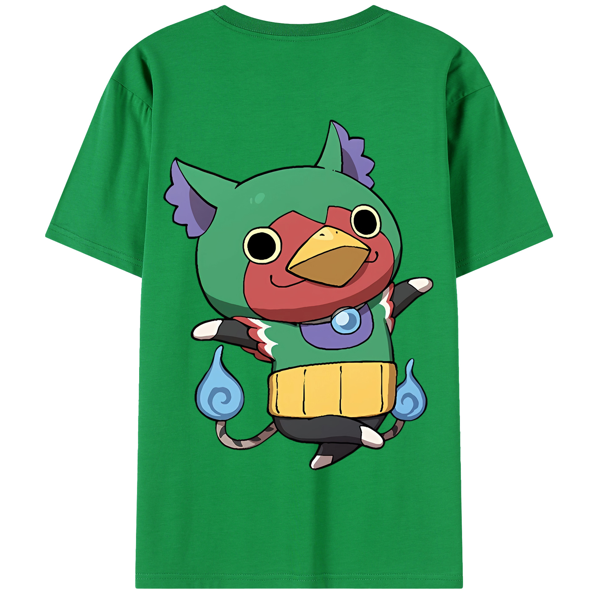 （画像用） 妖怪ウォッチ Yo-kai Watch 綿100％半袖Tシャツ（背面プリント）