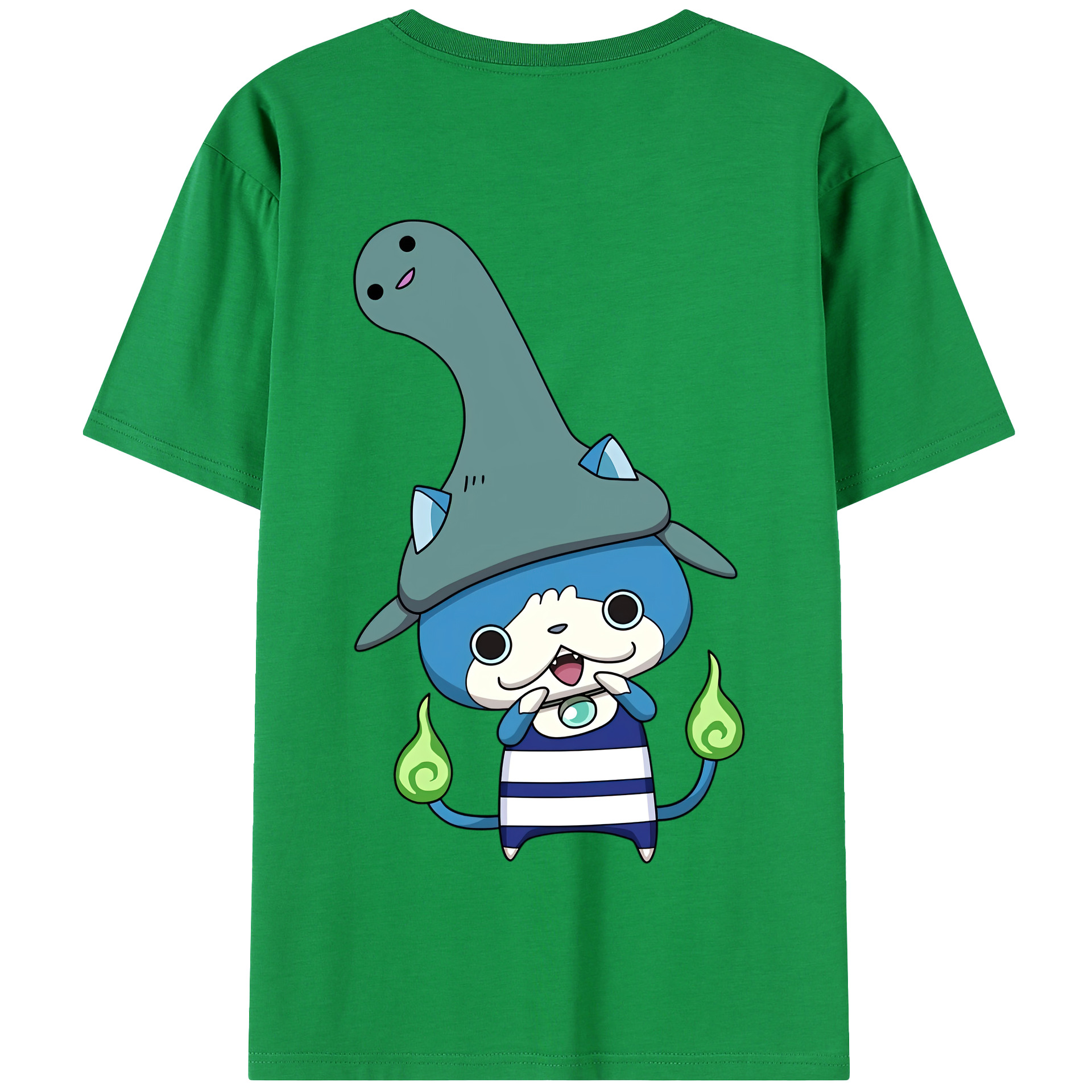 （画像用） 妖怪ウォッチ Yo-kai Watch 綿100％半袖Tシャツ（背面プリント）