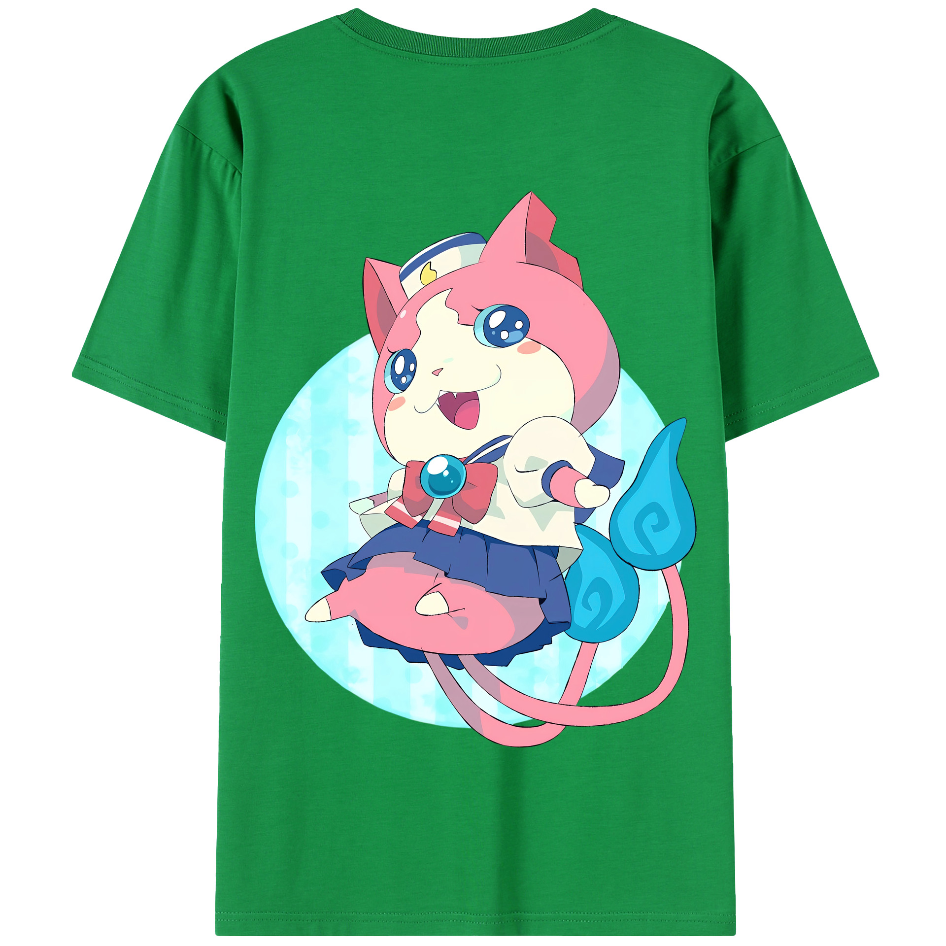 （画像用） 妖怪ウォッチ Yo-kai Watch 綿100％半袖Tシャツ（背面プリント）