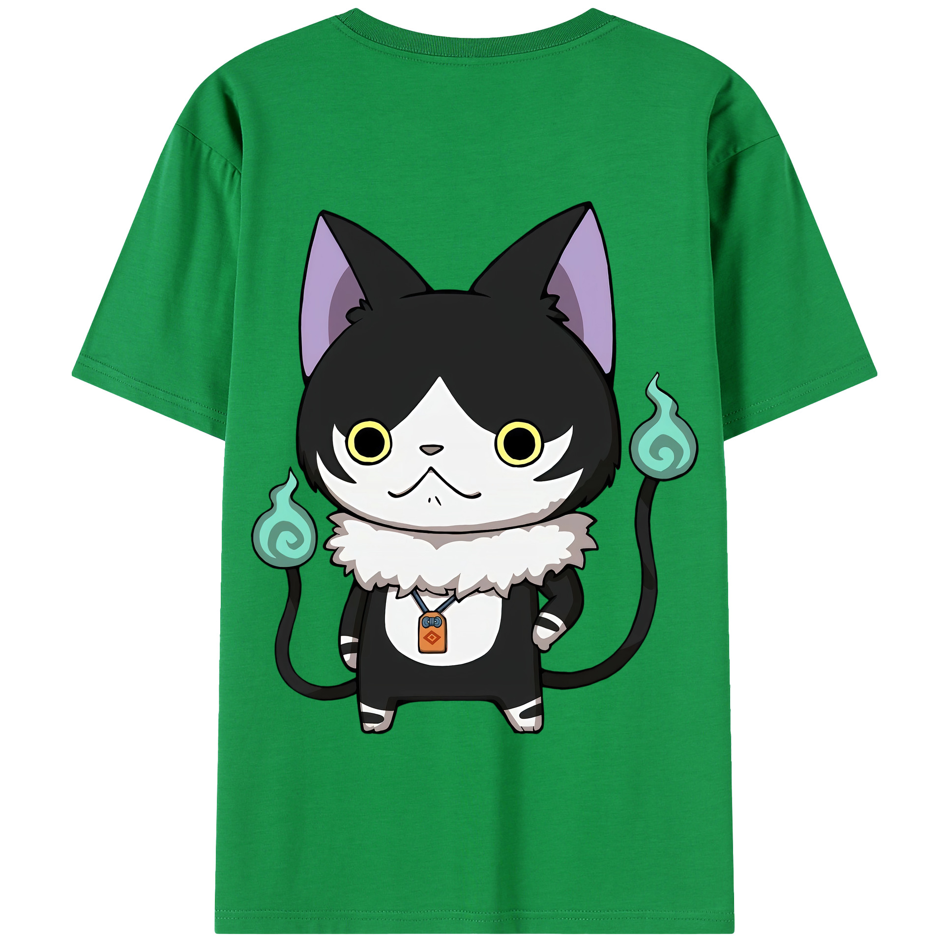 （画像用） 妖怪ウォッチ Yo-kai Watch 綿100％半袖Tシャツ（背面プリント）