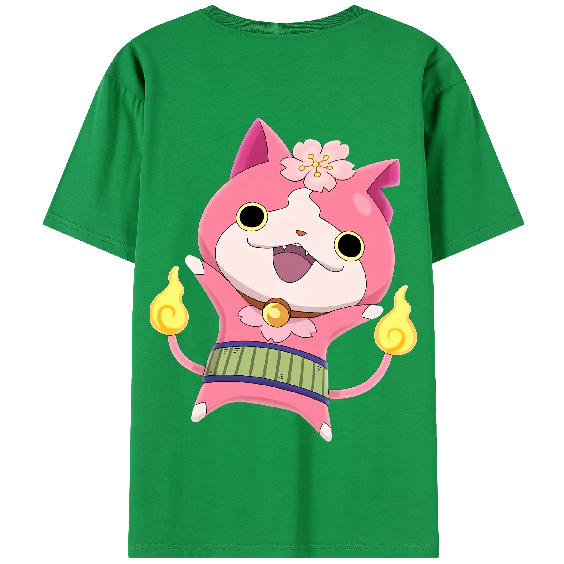 （画像用） 妖怪ウォッチ Yo-kai Watch 綿100％半袖Tシャツ（背面プリント）