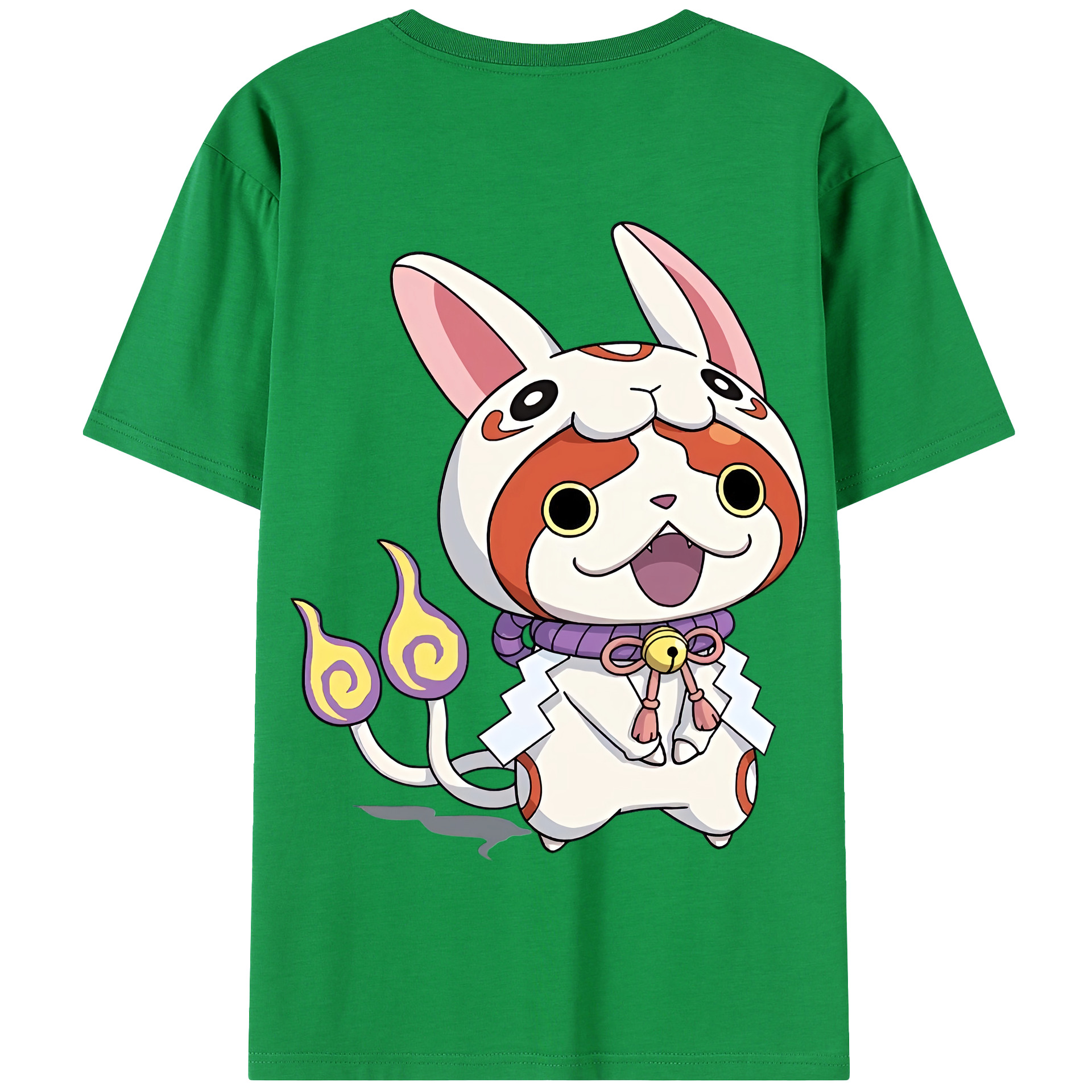 （画像用） 妖怪ウォッチ Yo-kai Watch 綿100％半袖Tシャツ（背面プリント）