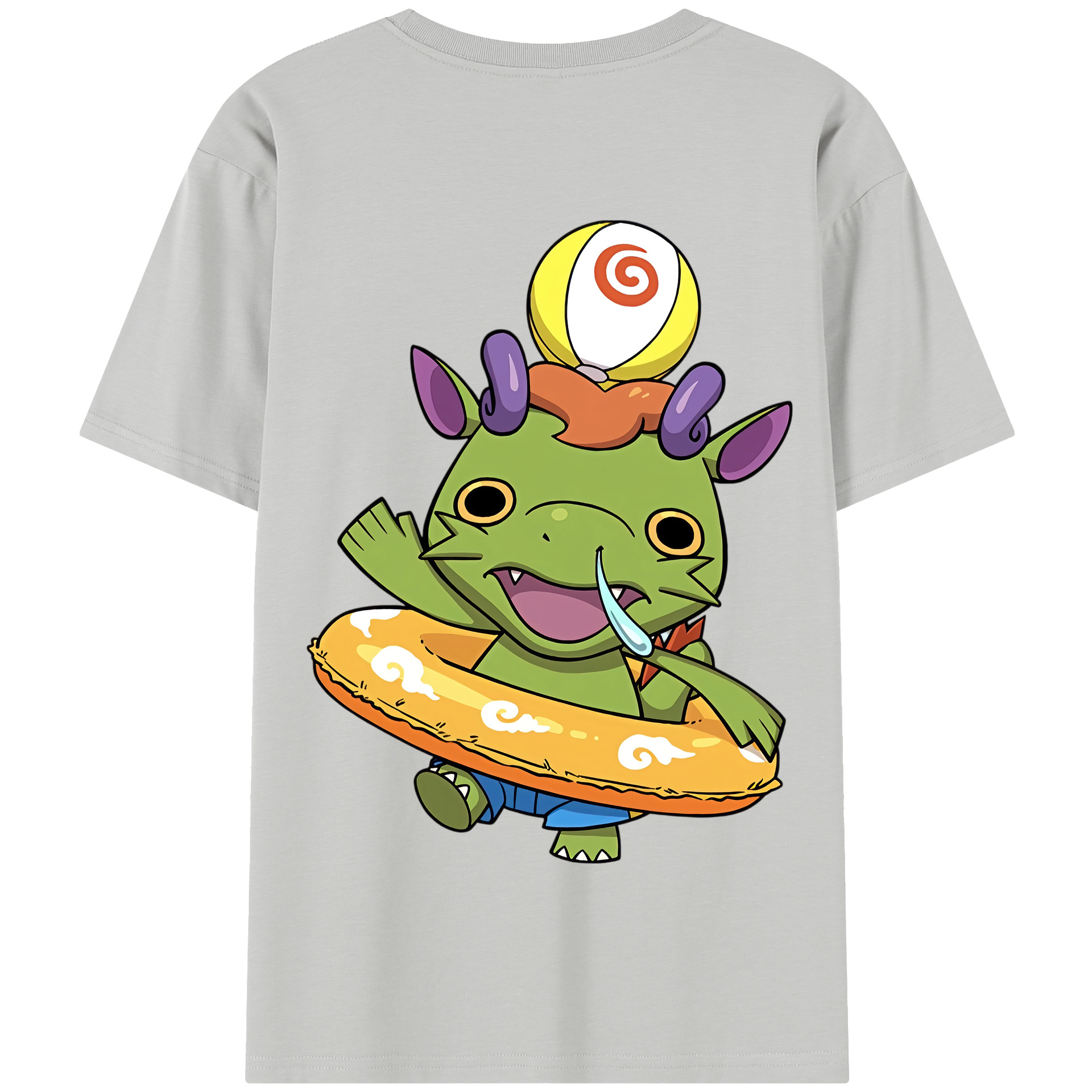 （画像用） 妖怪ウォッチ Yo-kai Watch 綿100％半袖Tシャツ（背面プリント）