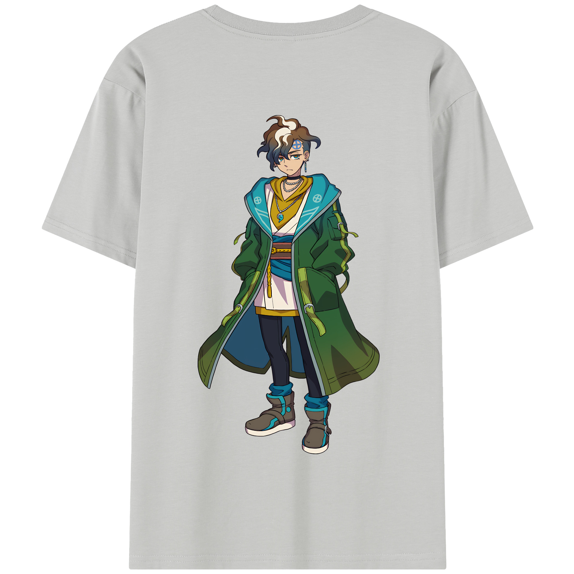 （画像用） 妖怪ウォッチ Yo-kai Watch 綿100％半袖Tシャツ（背面プリント）