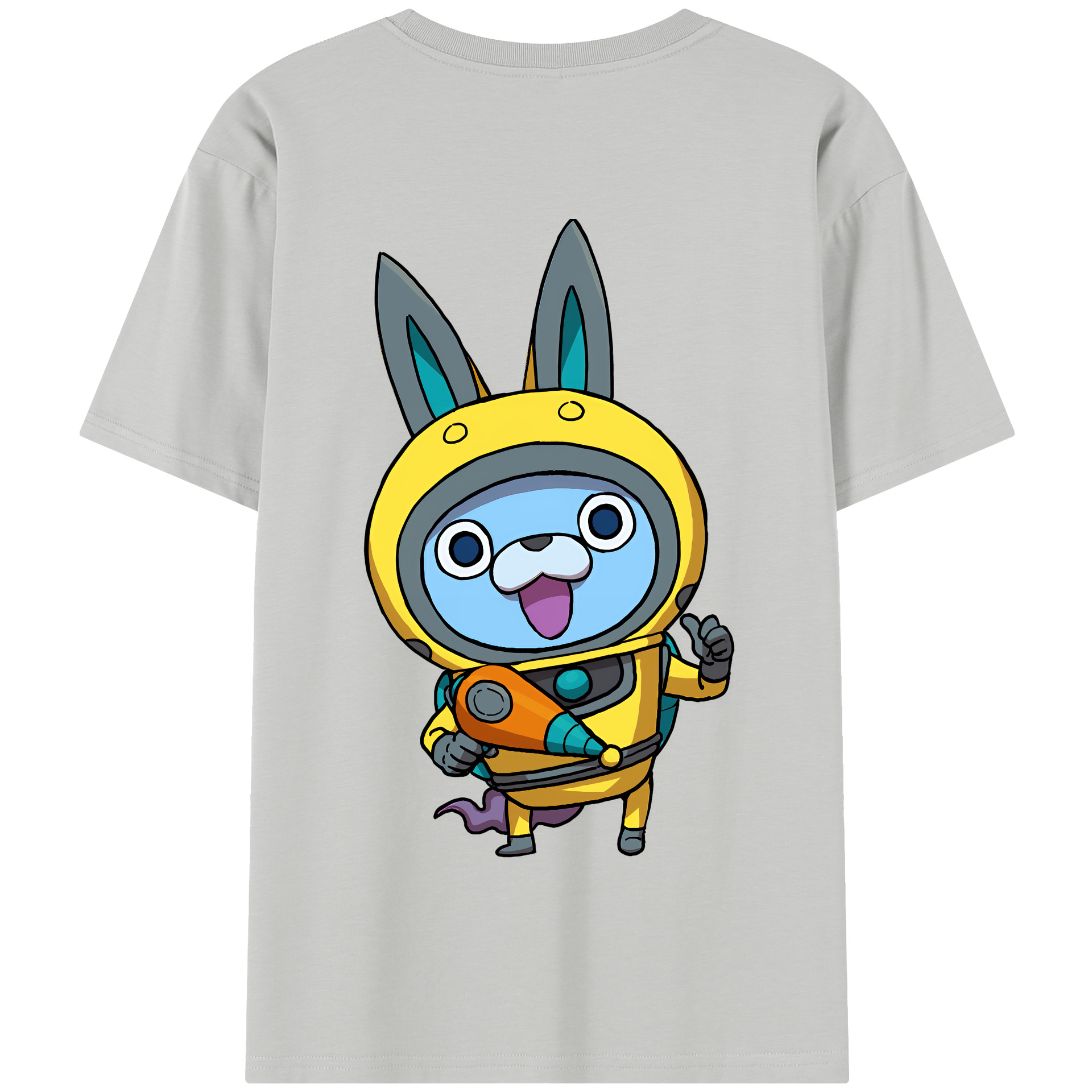 （画像用） 妖怪ウォッチ Yo-kai Watch 綿100％半袖Tシャツ（背面プリント）