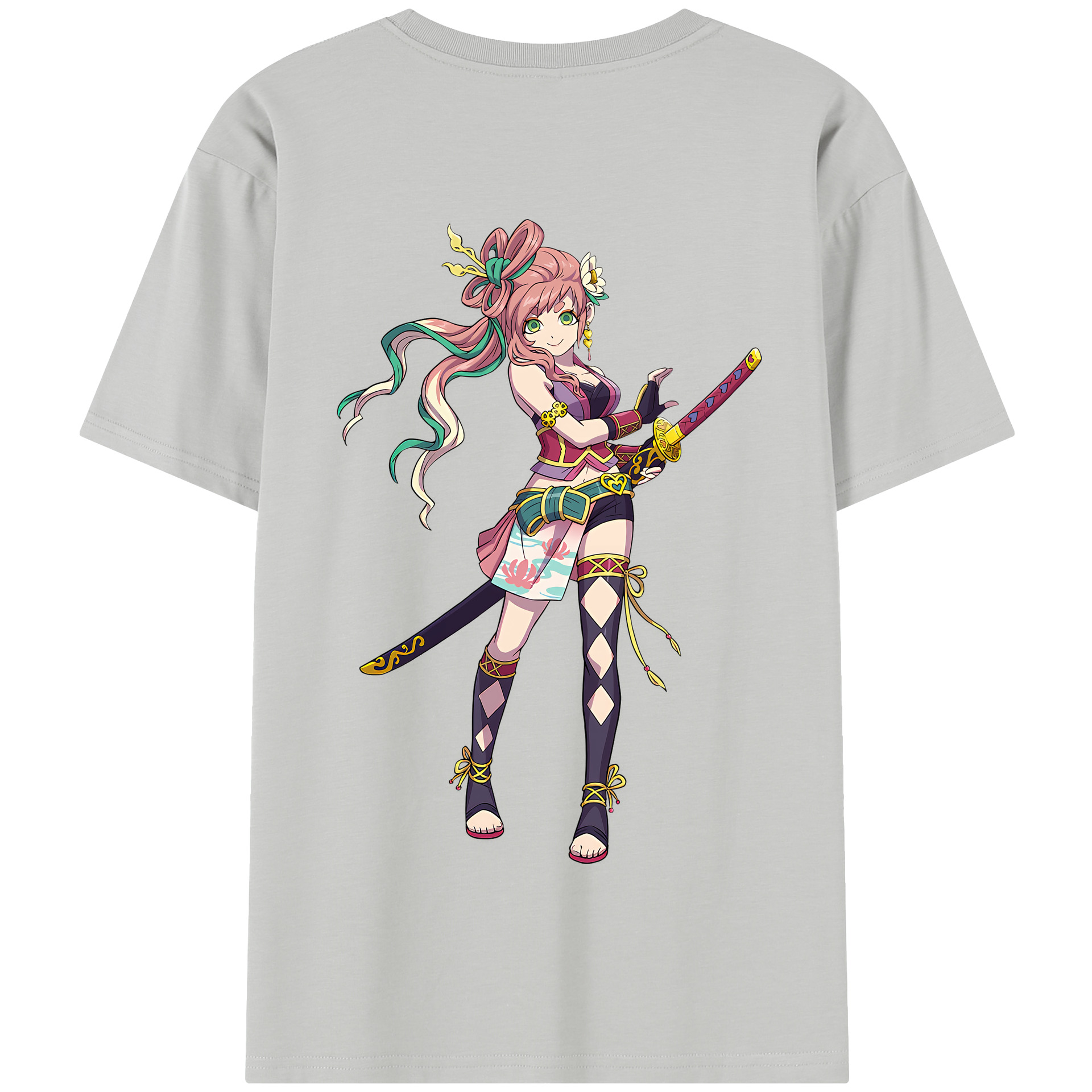 （画像用） 妖怪ウォッチ Yo-kai Watch 綿100％半袖Tシャツ（背面プリント）
