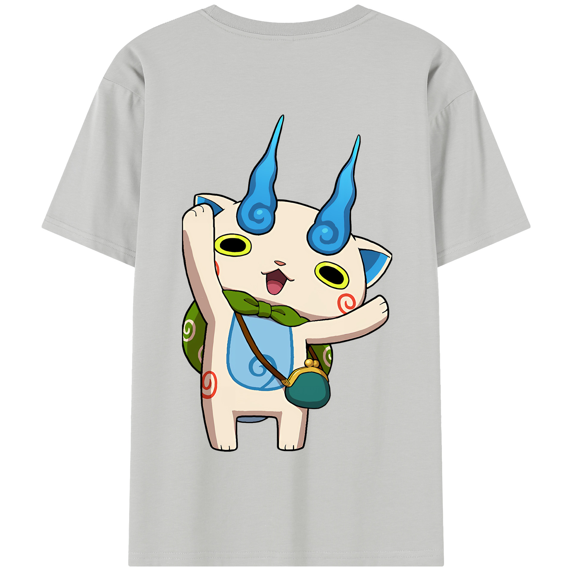 （画像用） 妖怪ウォッチ Yo-kai Watch 綿100％半袖Tシャツ（背面プリント）