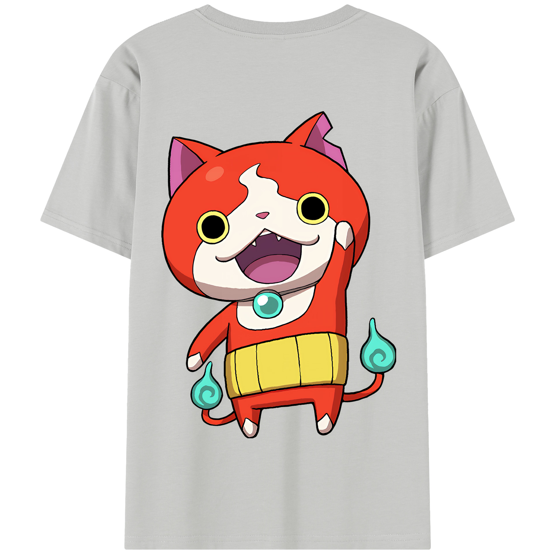 （画像用） 妖怪ウォッチ Yo-kai Watch 綿100％半袖Tシャツ（背面プリント）