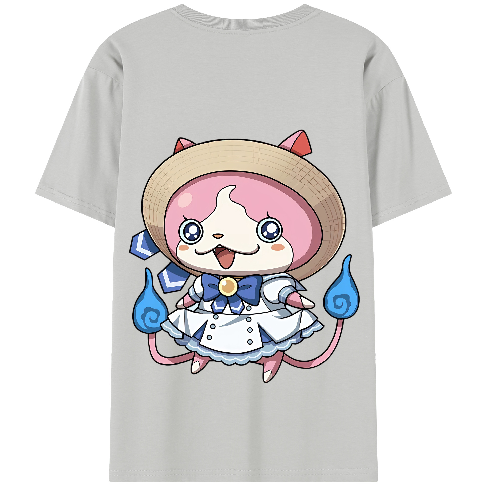 （画像用） 妖怪ウォッチ Yo-kai Watch 綿100％半袖Tシャツ（背面プリント）