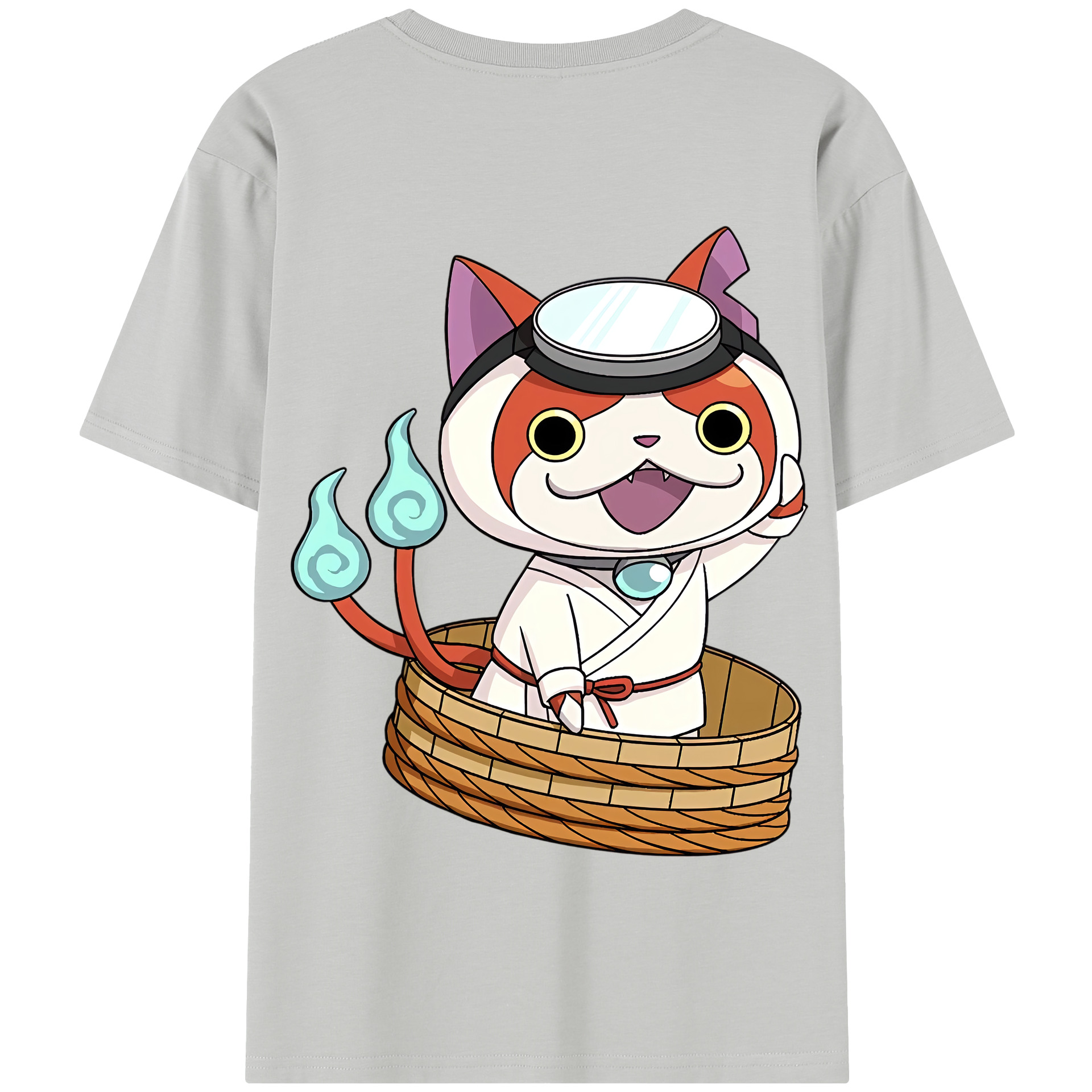 （画像用） 妖怪ウォッチ Yo-kai Watch 綿100％半袖Tシャツ（背面プリント）