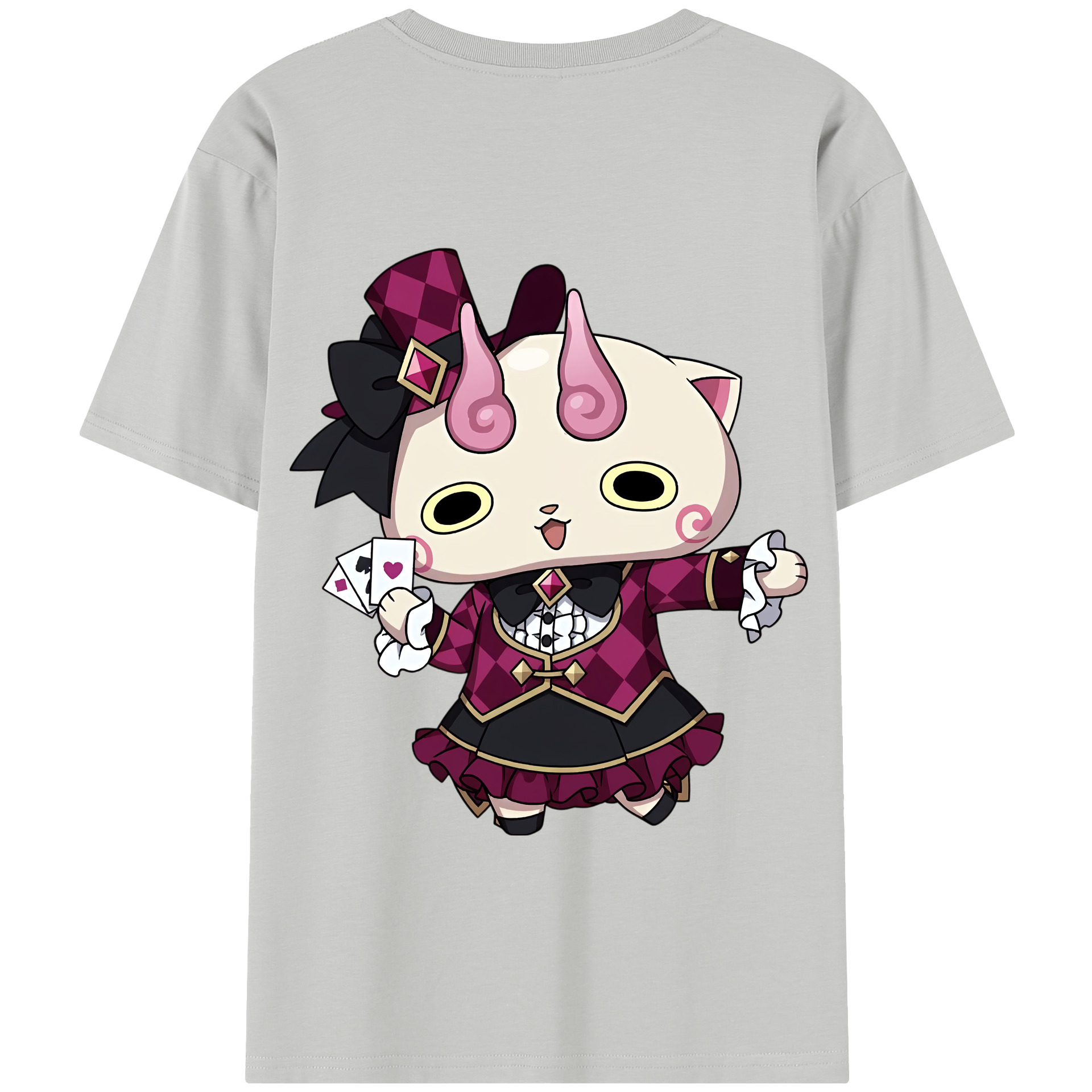 （画像用） 妖怪ウォッチ Yo-kai Watch 綿100％半袖Tシャツ（背面プリント）