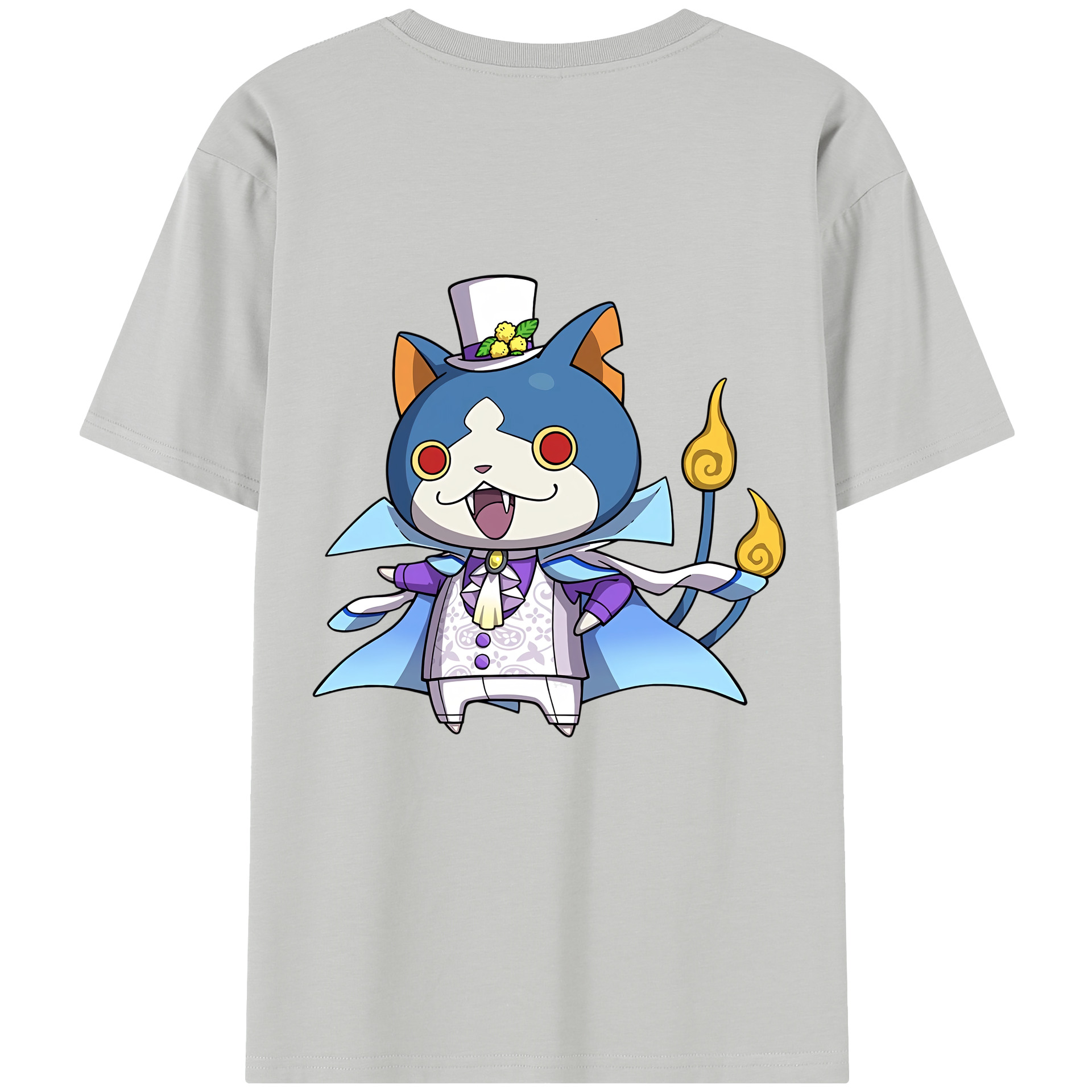 （画像用） 妖怪ウォッチ Yo-kai Watch 綿100％半袖Tシャツ（背面プリント）