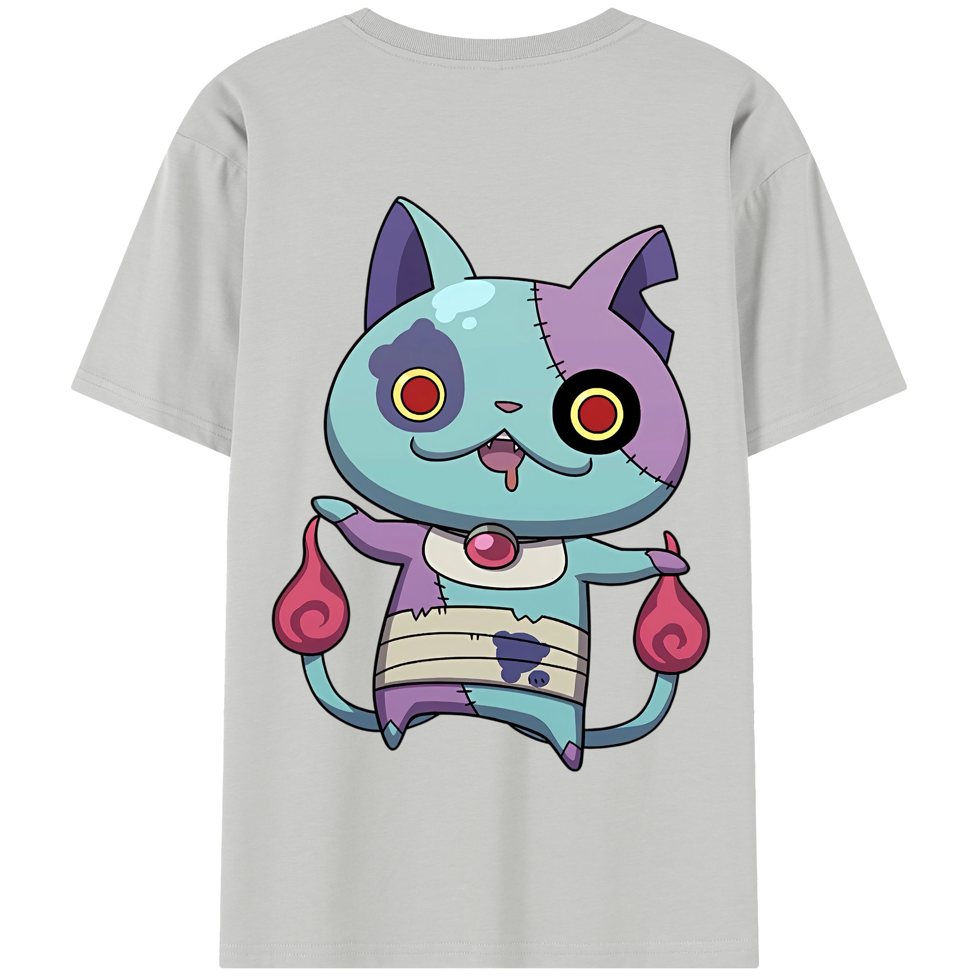 （画像用） 妖怪ウォッチ Yo-kai Watch 綿100％半袖Tシャツ（背面プリント）