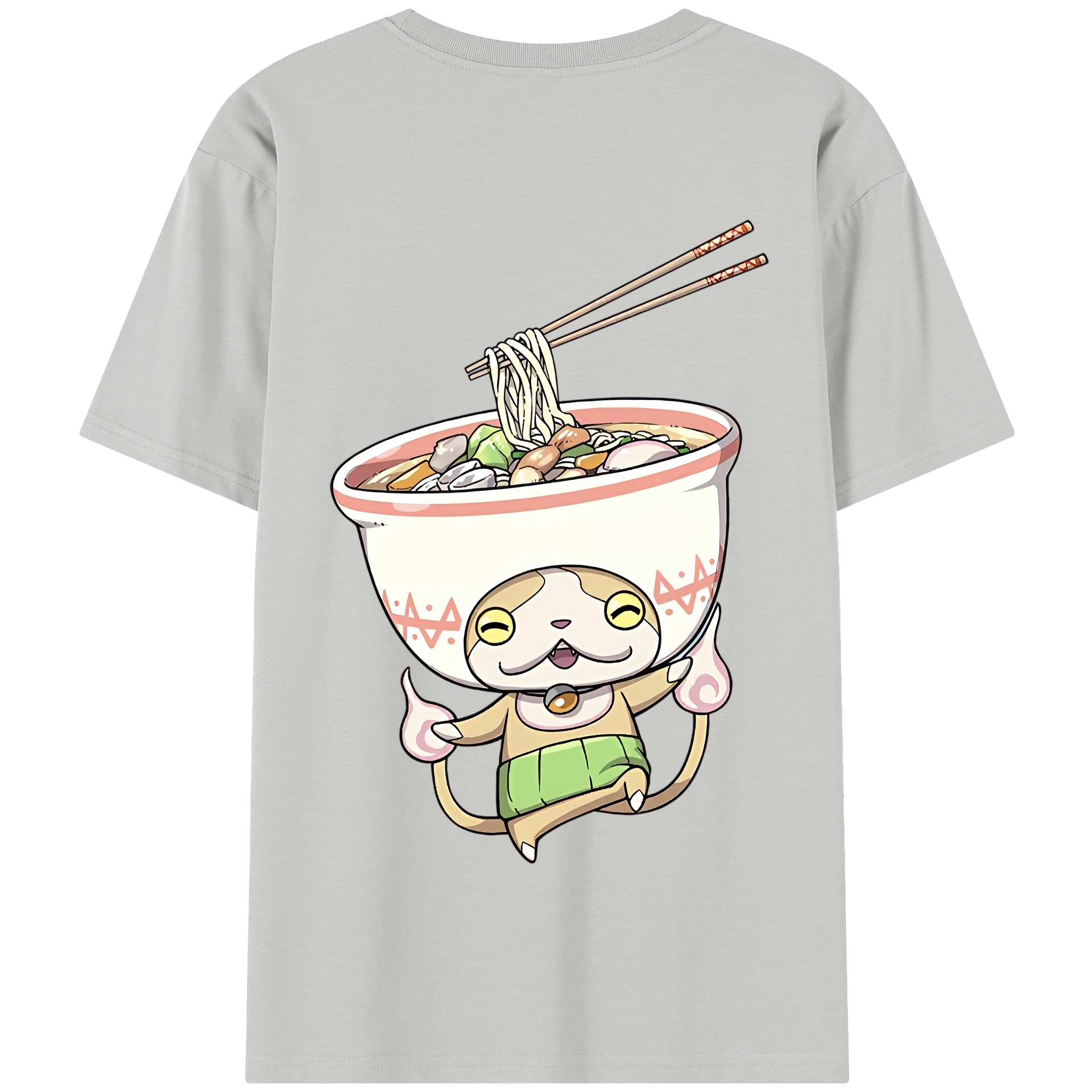 （画像用） 妖怪ウォッチ Yo-kai Watch 綿100％半袖Tシャツ（背面プリント）