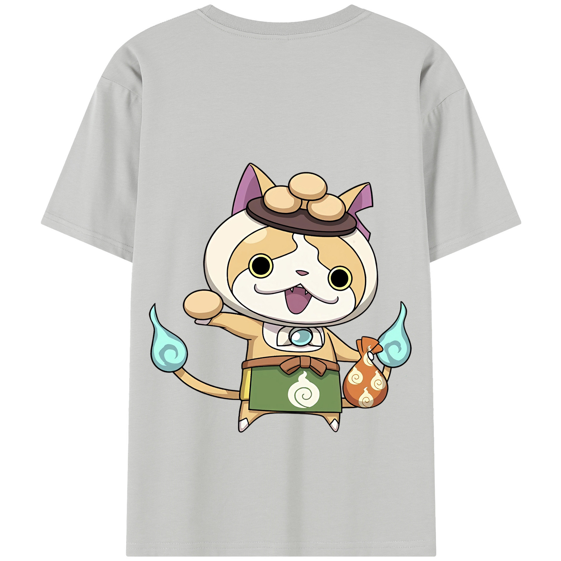 （画像用） 妖怪ウォッチ Yo-kai Watch 綿100％半袖Tシャツ（背面プリント）