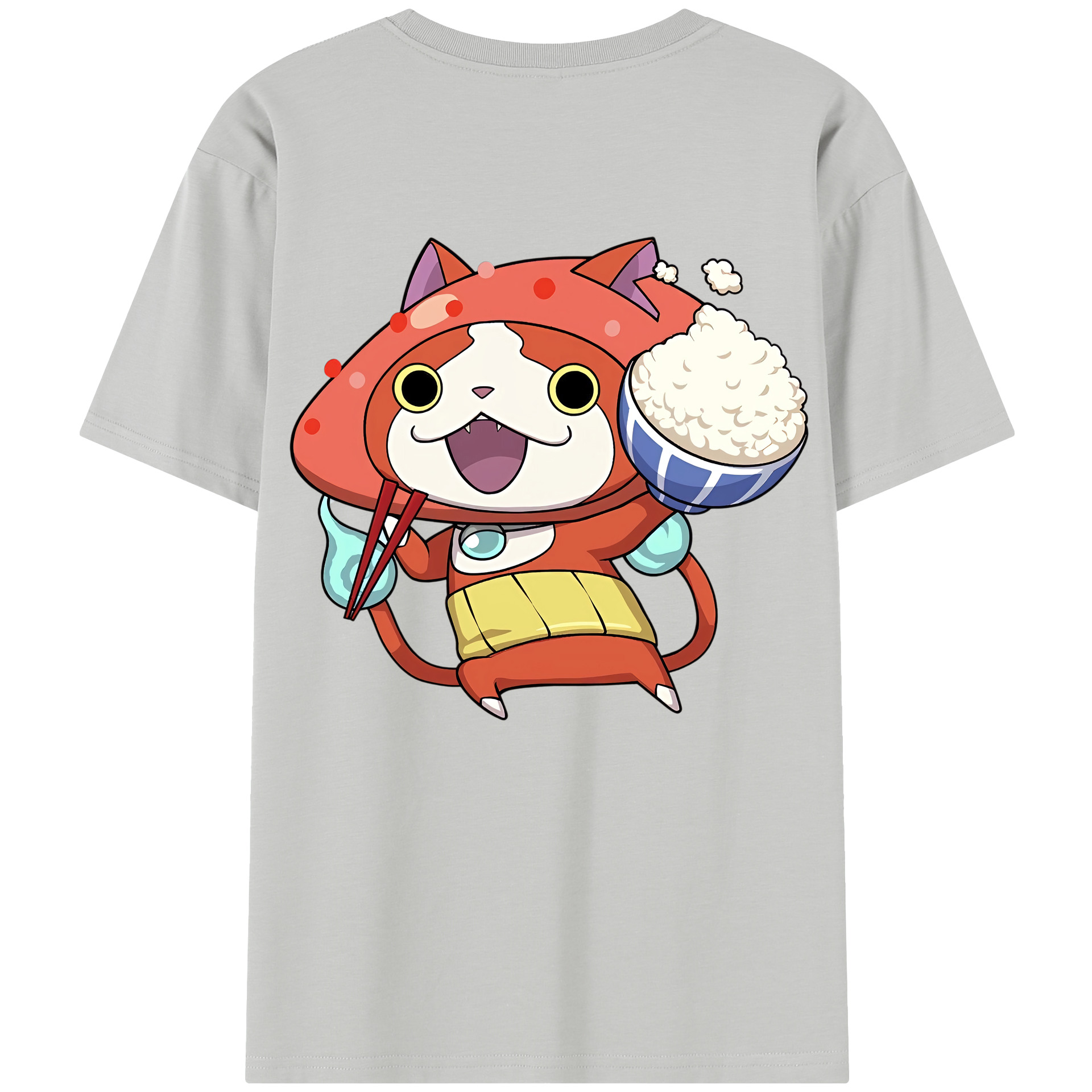 （画像用） 妖怪ウォッチ Yo-kai Watch 綿100％半袖Tシャツ（背面プリント）