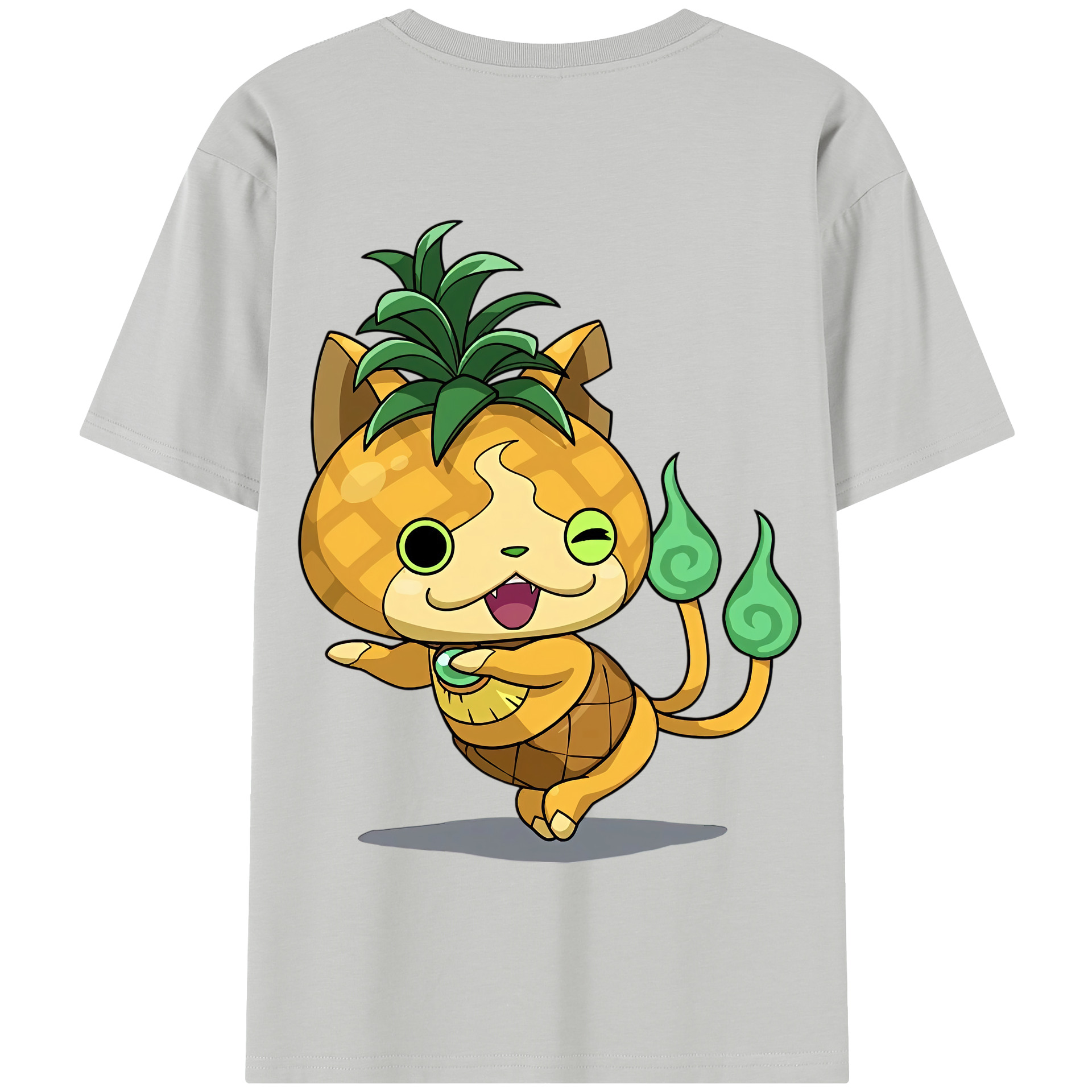 （画像用） 妖怪ウォッチ Yo-kai Watch 綿100％半袖Tシャツ（背面プリント）