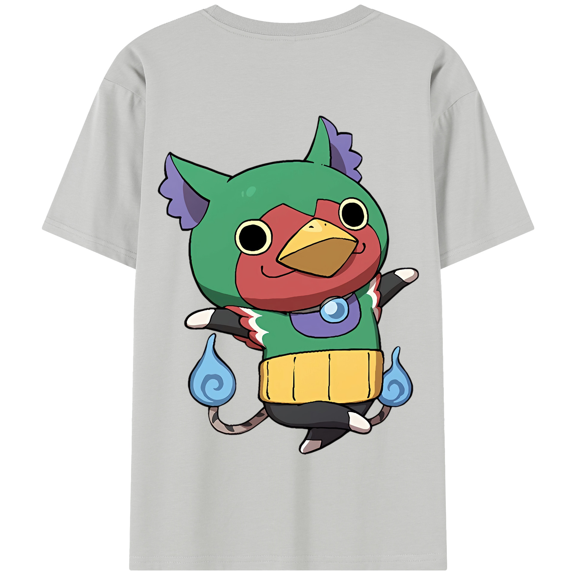 （画像用） 妖怪ウォッチ Yo-kai Watch 綿100％半袖Tシャツ（背面プリント）