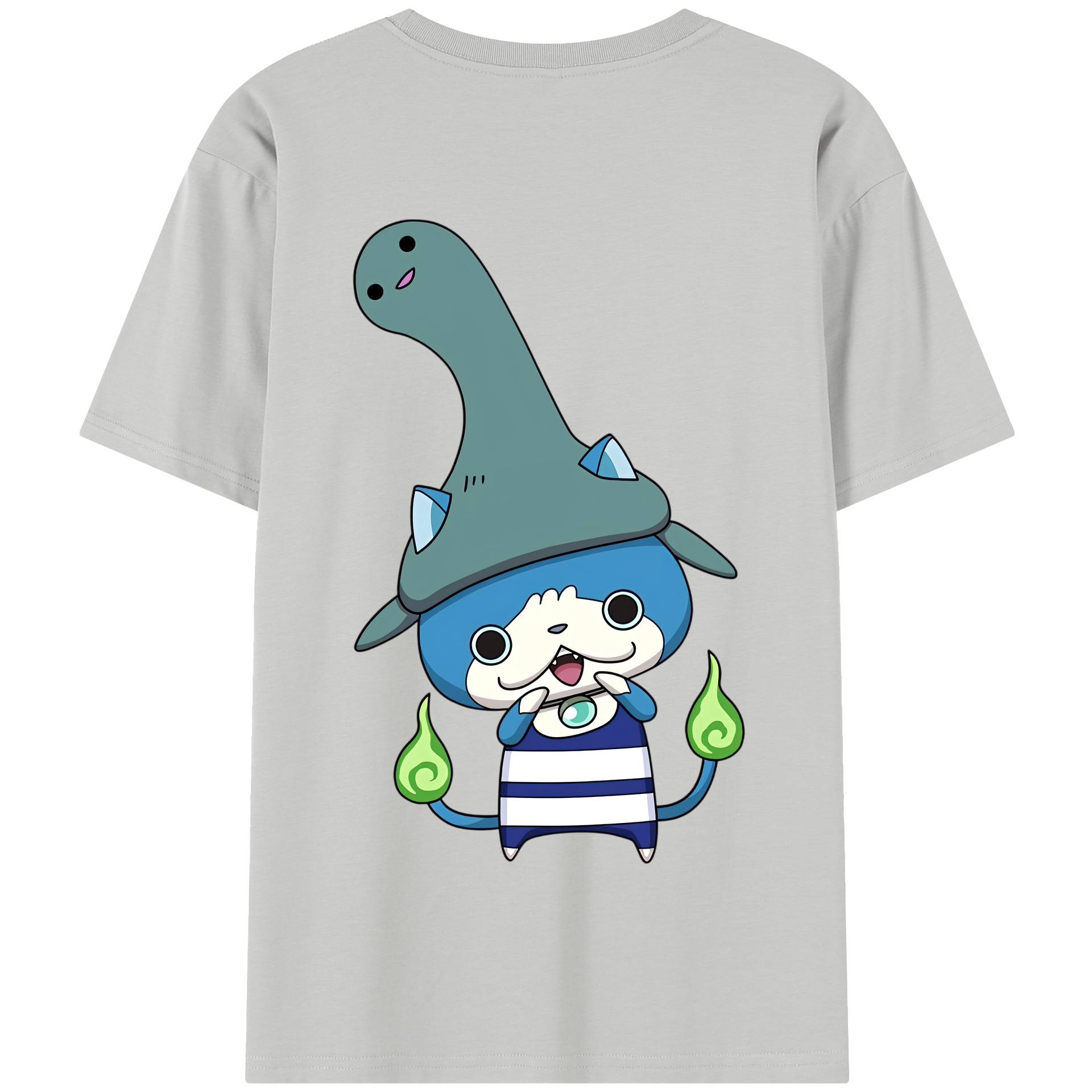 （画像用） 妖怪ウォッチ Yo-kai Watch 綿100％半袖Tシャツ（背面プリント）
