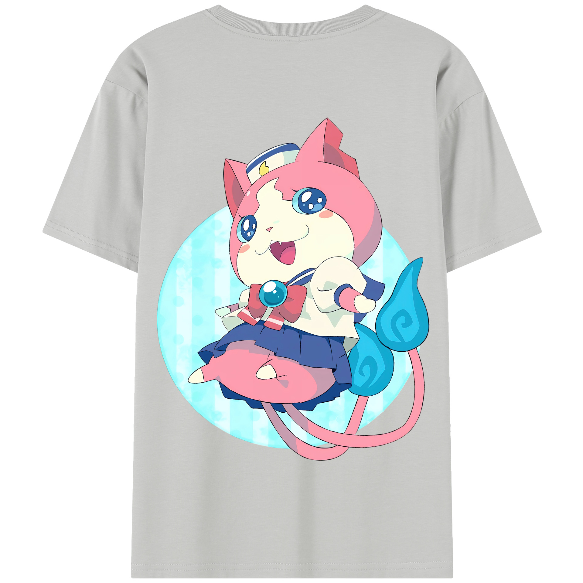 （画像用） 妖怪ウォッチ Yo-kai Watch 綿100％半袖Tシャツ（背面プリント）