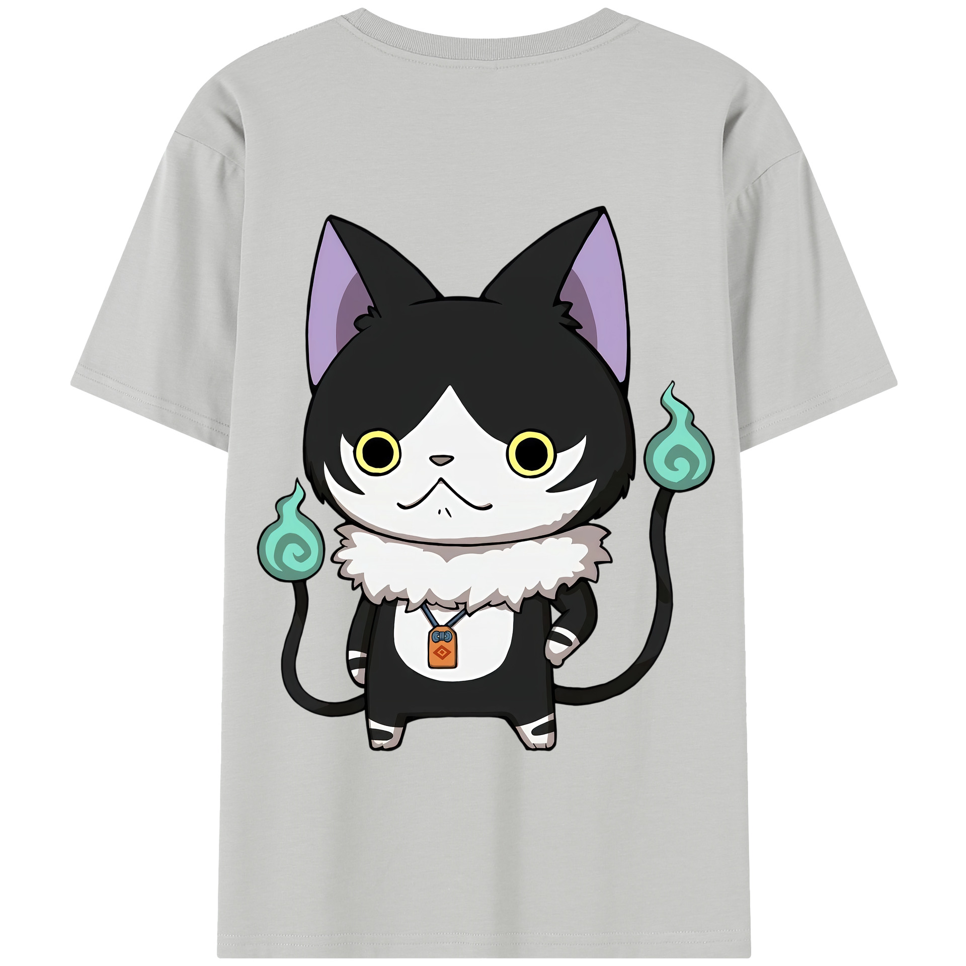 （画像用） 妖怪ウォッチ Yo-kai Watch 綿100％半袖Tシャツ（背面プリント）