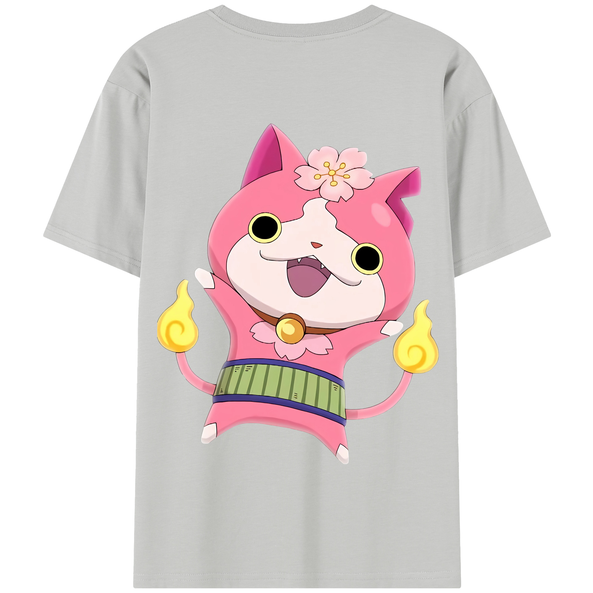 （画像用） 妖怪ウォッチ Yo-kai Watch 綿100％半袖Tシャツ（背面プリント）