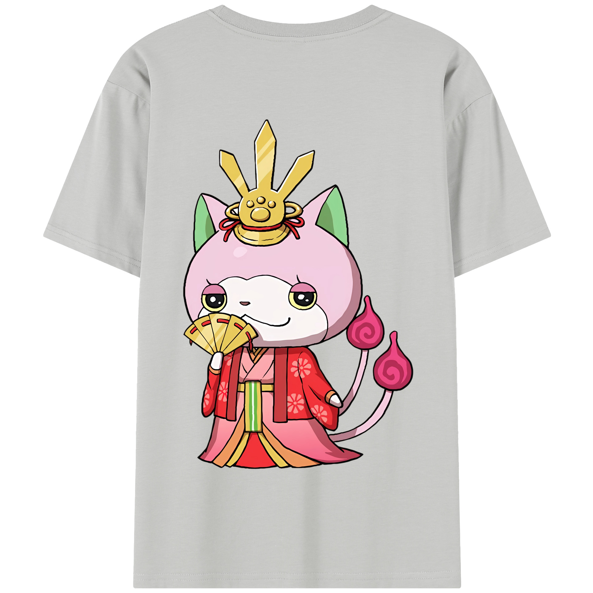 （画像用） 妖怪ウォッチ Yo-kai Watch 綿100％半袖Tシャツ（背面プリント）