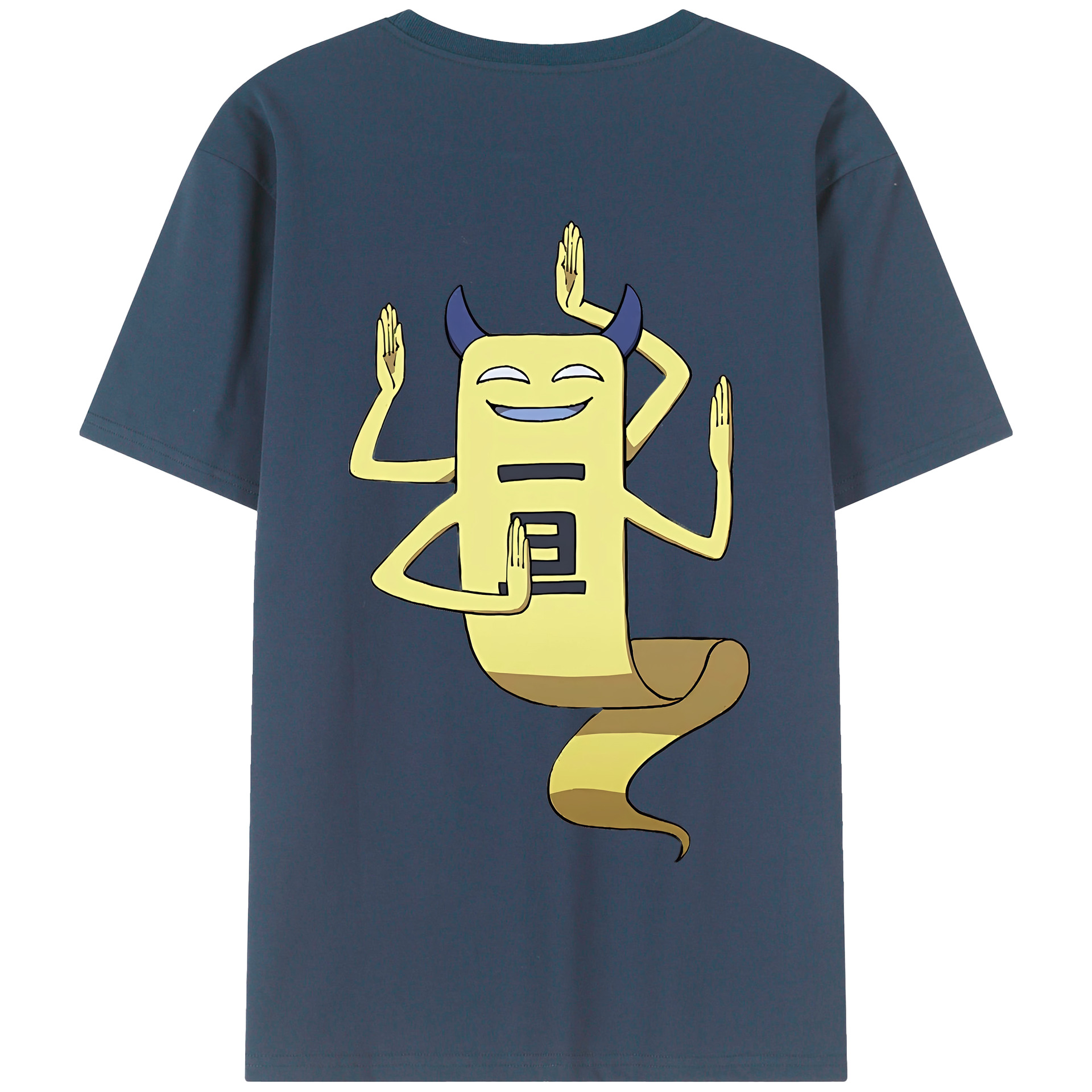 （画像用） 妖怪ウォッチ Yo-kai Watch 綿100％半袖Tシャツ（背面プリント）