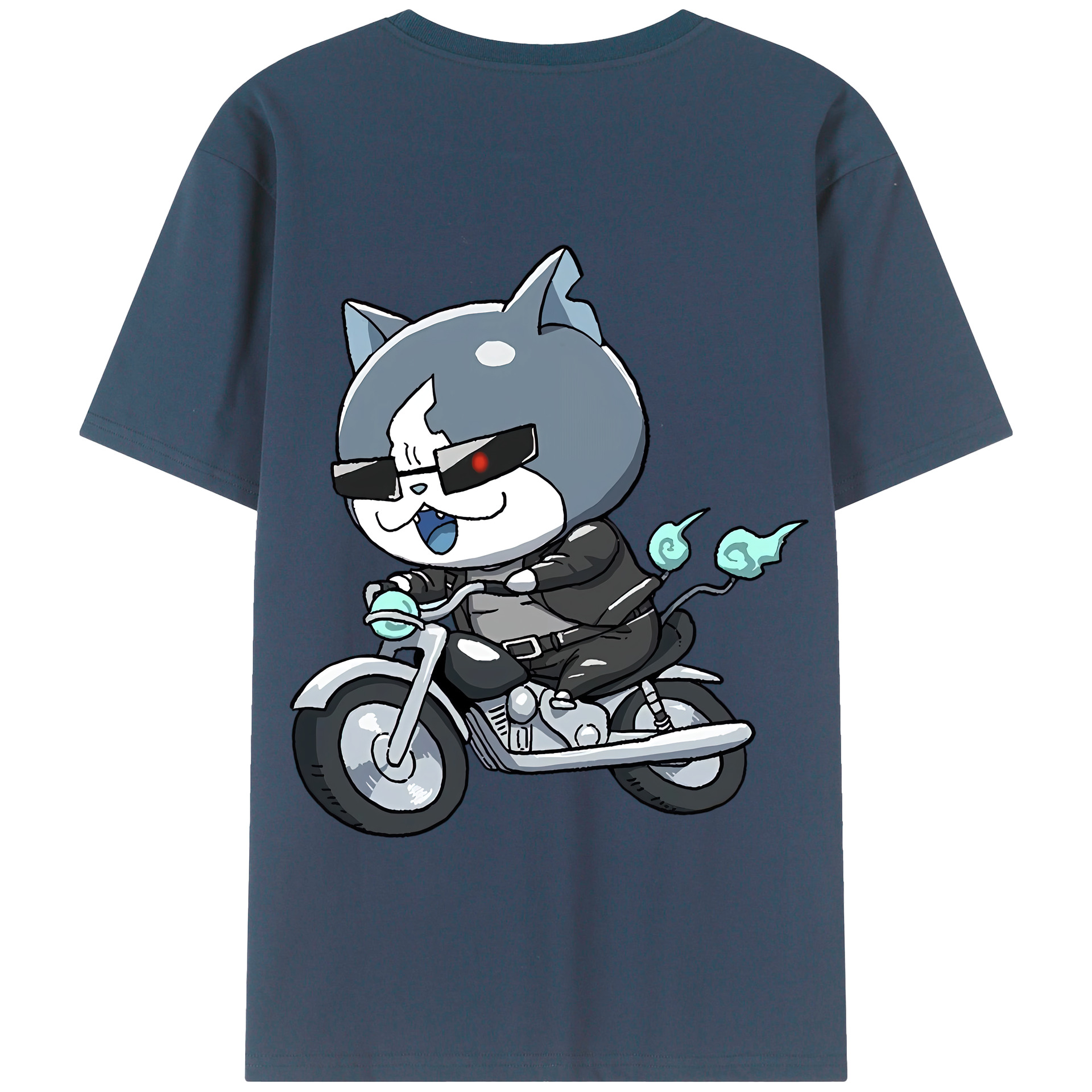 （画像用） 妖怪ウォッチ Yo-kai Watch 綿100％半袖Tシャツ（背面プリント）