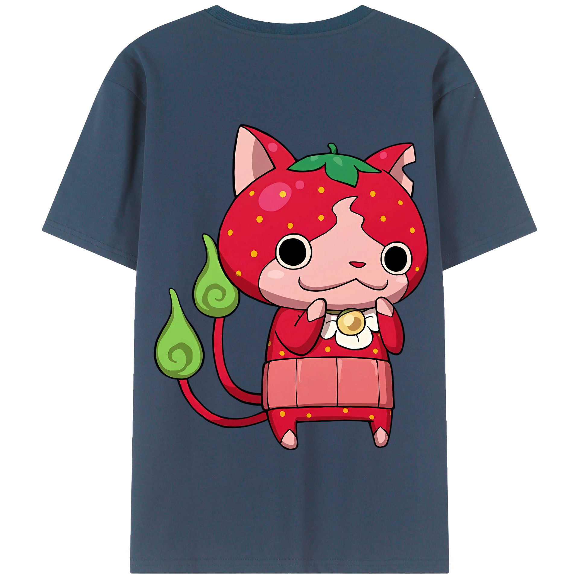 （画像用） 妖怪ウォッチ Yo-kai Watch 綿100％半袖Tシャツ（背面プリント）