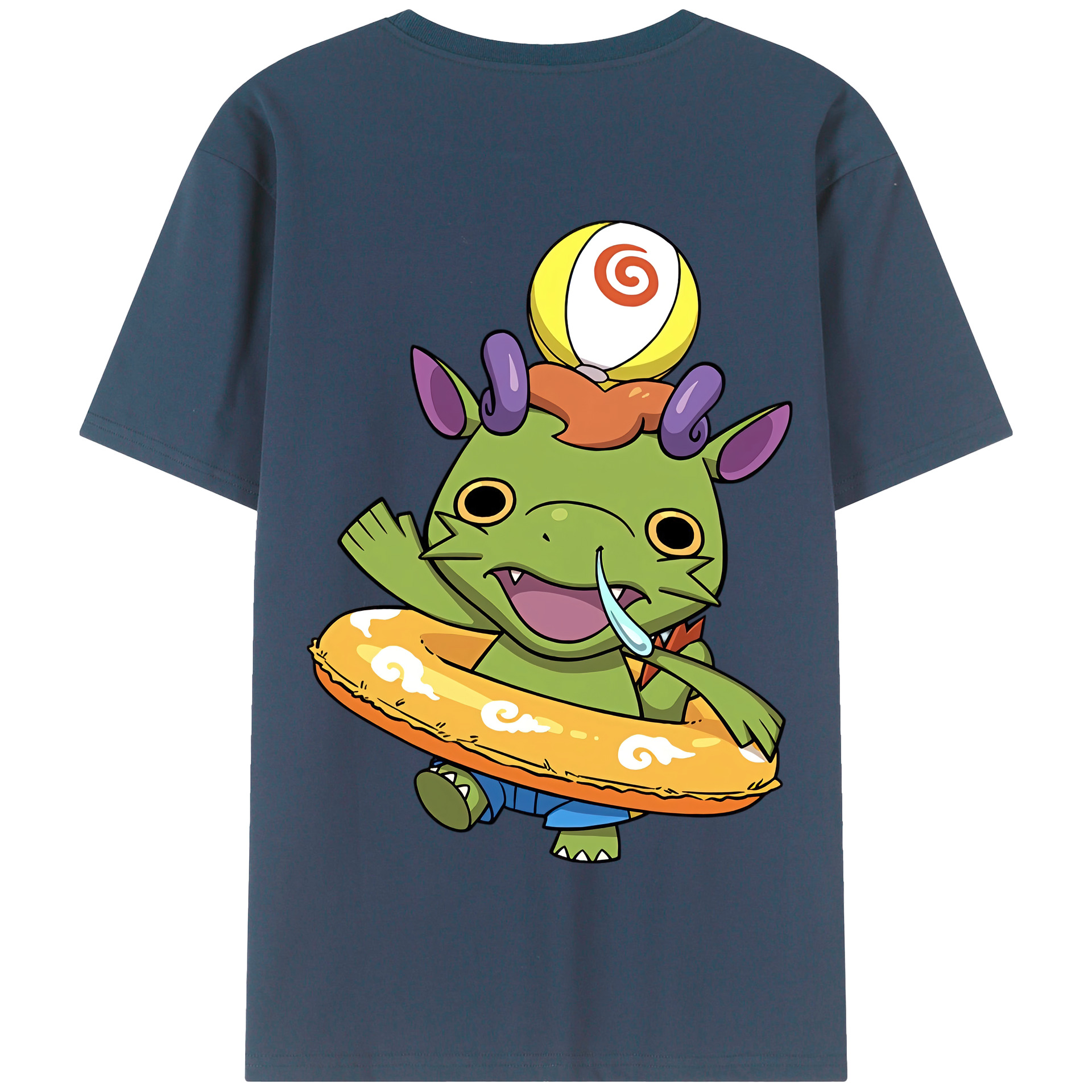 （画像用） 妖怪ウォッチ Yo-kai Watch 綿100％半袖Tシャツ（背面プリント）