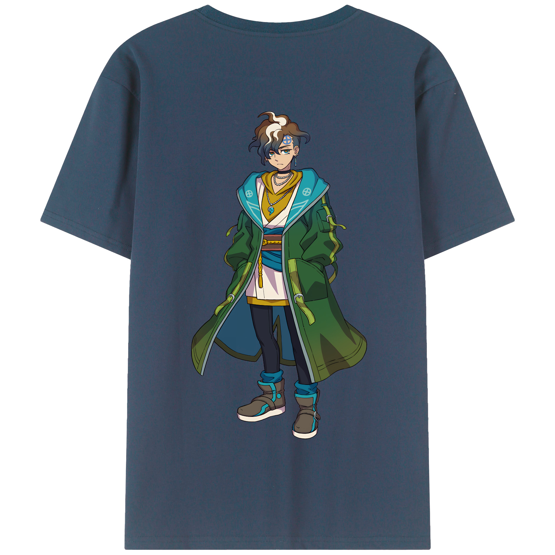 （画像用） 妖怪ウォッチ Yo-kai Watch 綿100％半袖Tシャツ（背面プリント）
