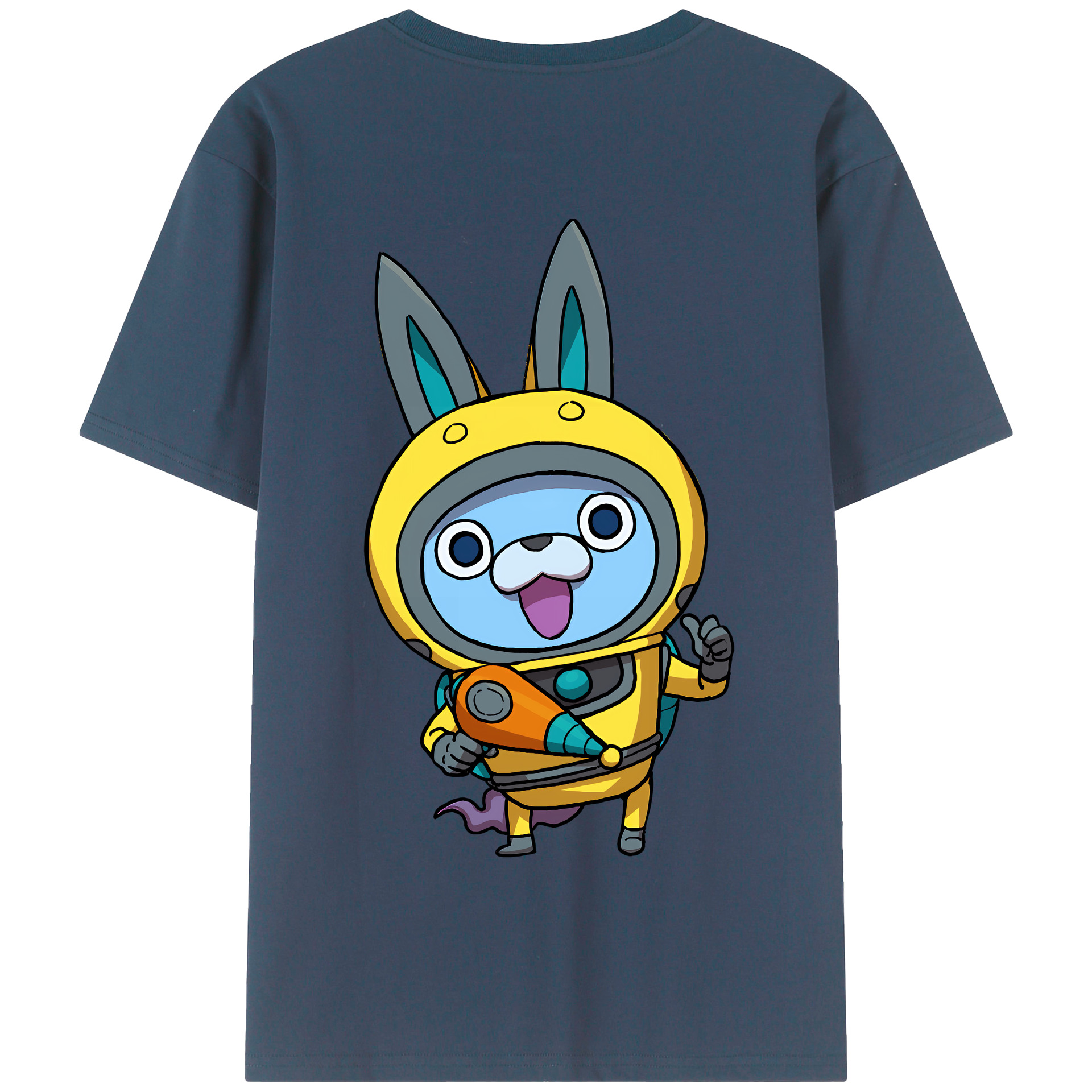 （画像用） 妖怪ウォッチ Yo-kai Watch 綿100％半袖Tシャツ（背面プリント）