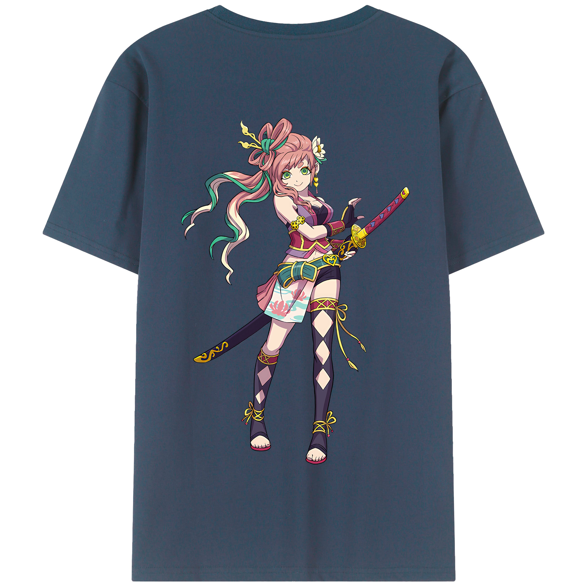 （画像用） 妖怪ウォッチ Yo-kai Watch 綿100％半袖Tシャツ（背面プリント）