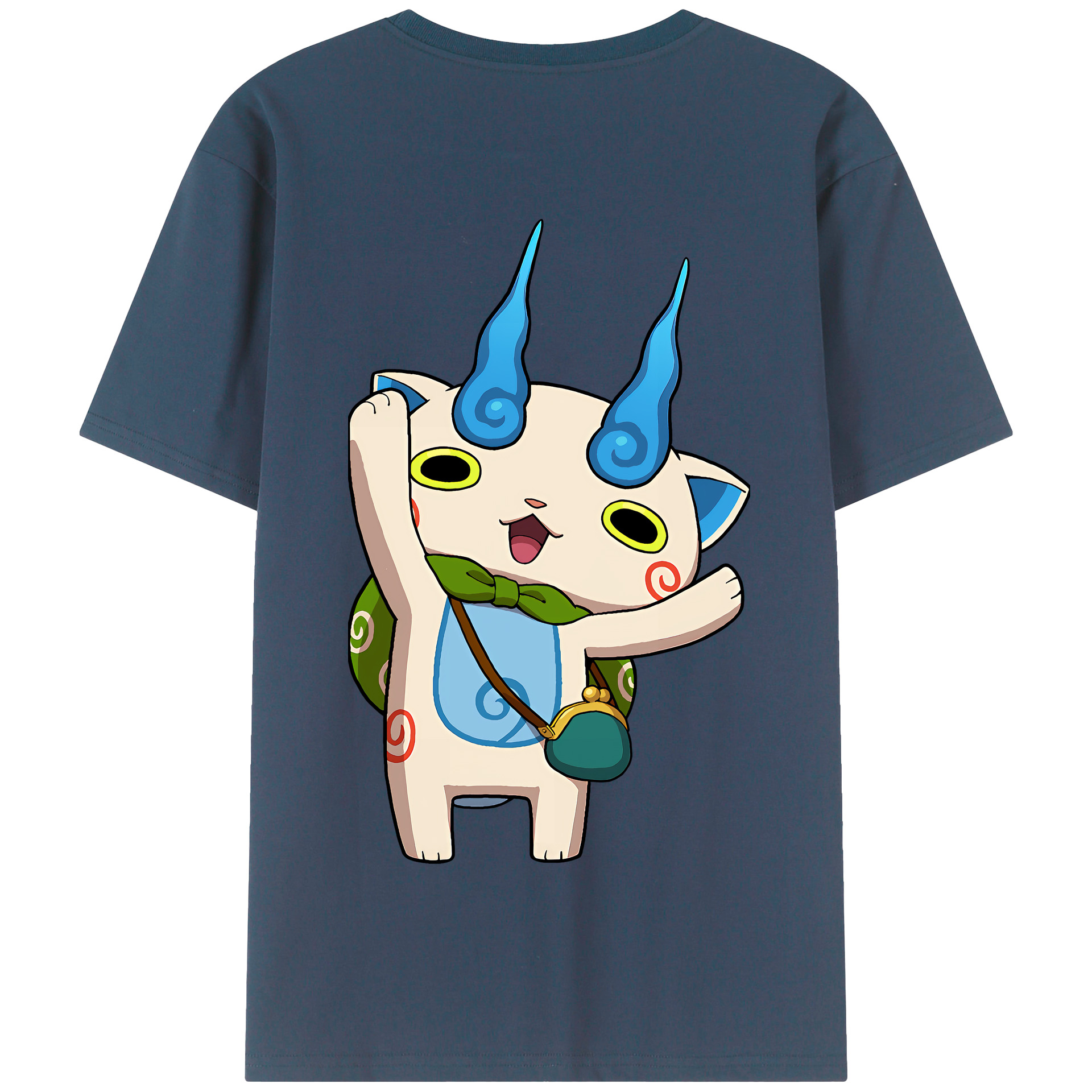 （画像用） 妖怪ウォッチ Yo-kai Watch 綿100％半袖Tシャツ（背面プリント）