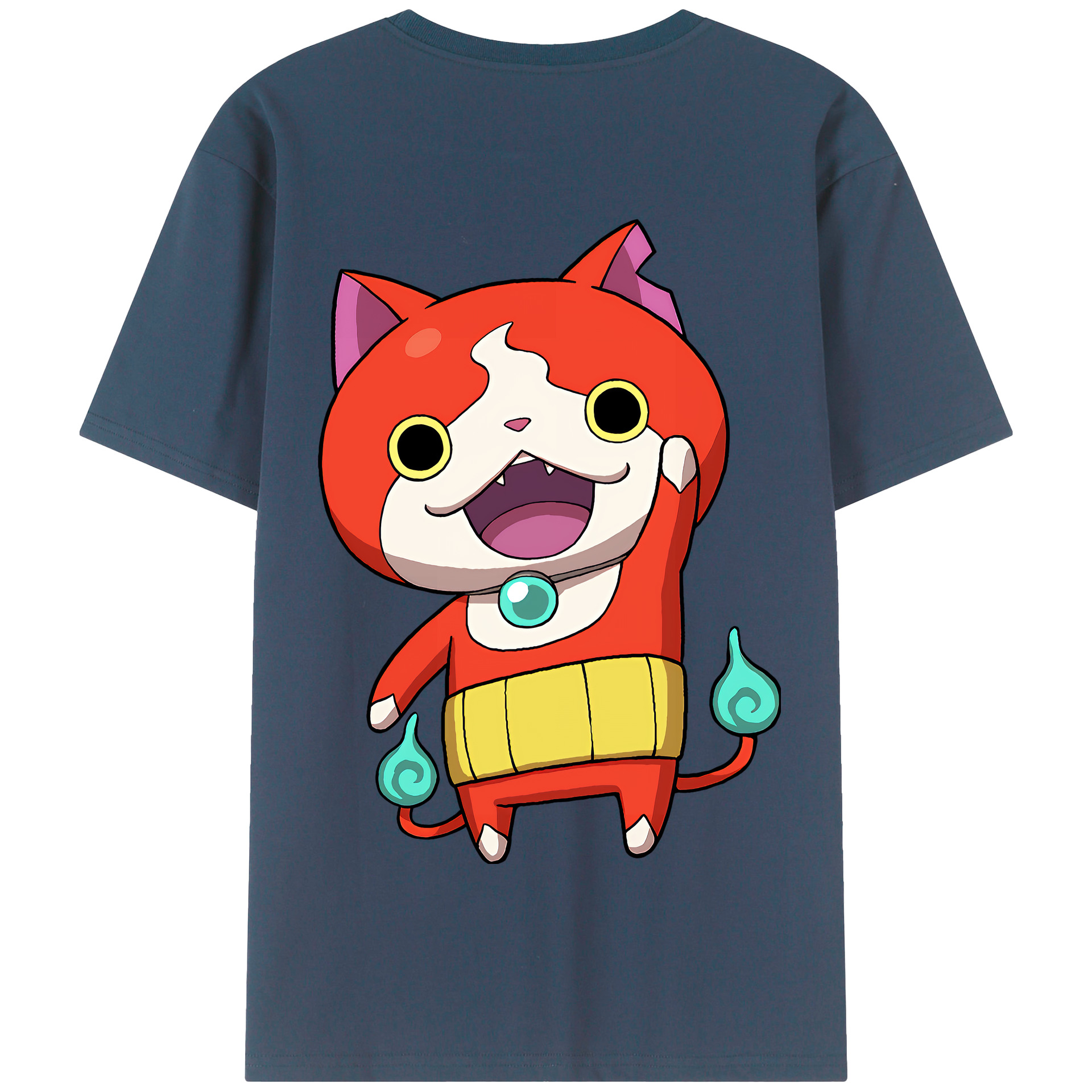（画像用） 妖怪ウォッチ Yo-kai Watch 綿100％半袖Tシャツ（背面プリント）