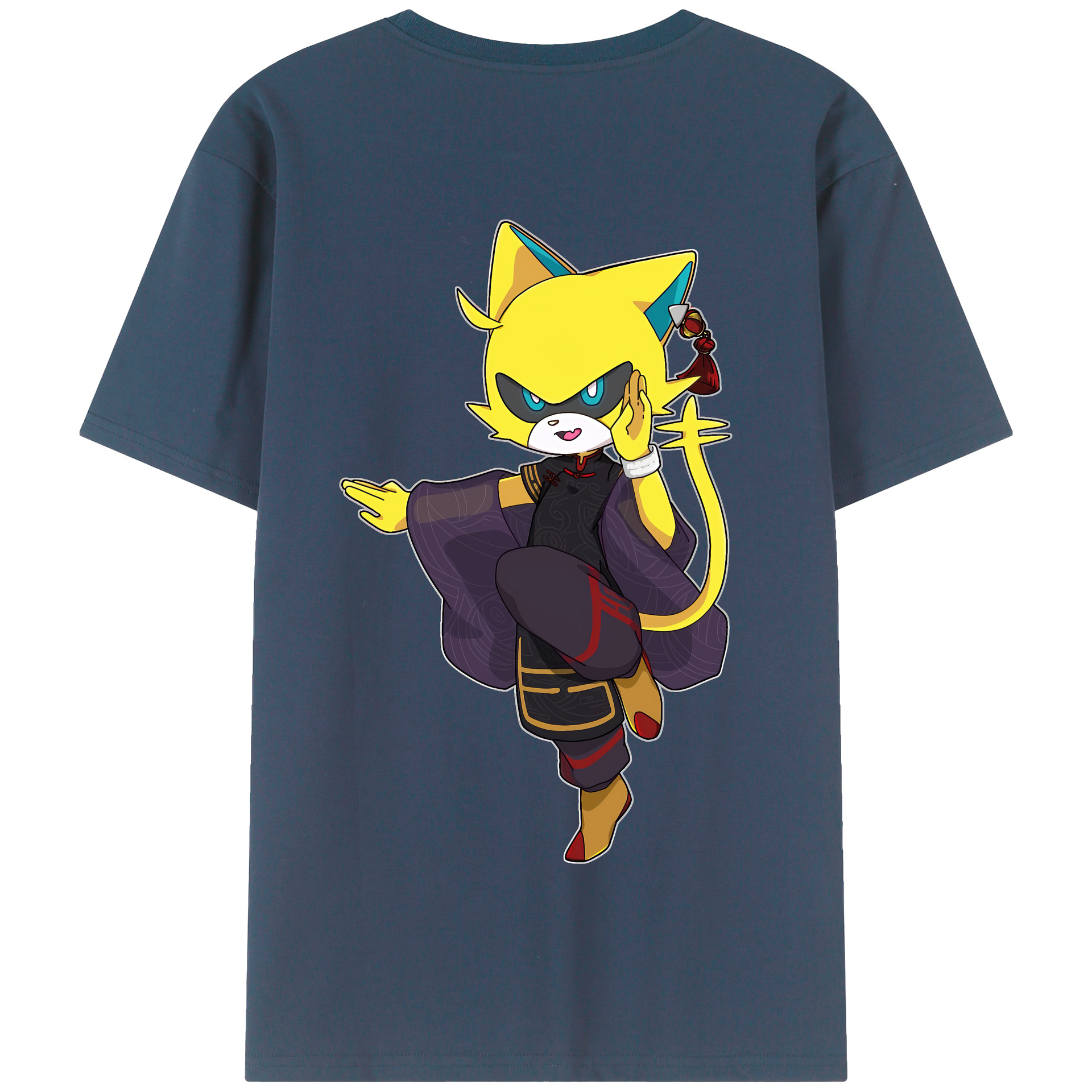 （画像用） 妖怪ウォッチ Yo-kai Watch 綿100％半袖Tシャツ（背面プリント）