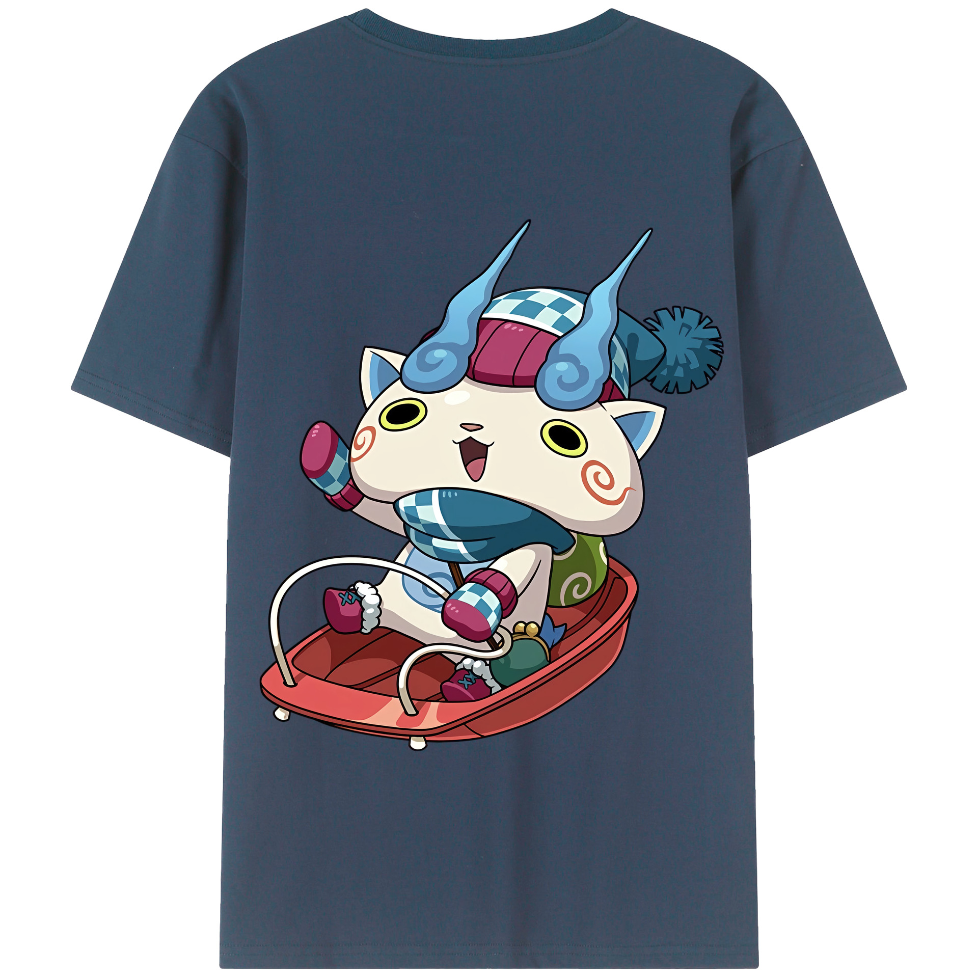 （画像用） 妖怪ウォッチ Yo-kai Watch 綿100％半袖Tシャツ（背面プリント）