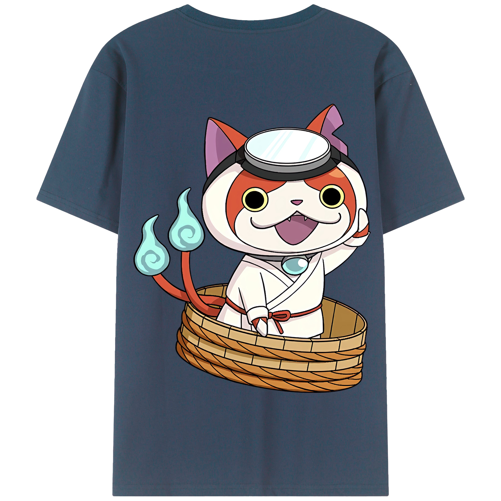 （画像用） 妖怪ウォッチ Yo-kai Watch 綿100％半袖Tシャツ（背面プリント）