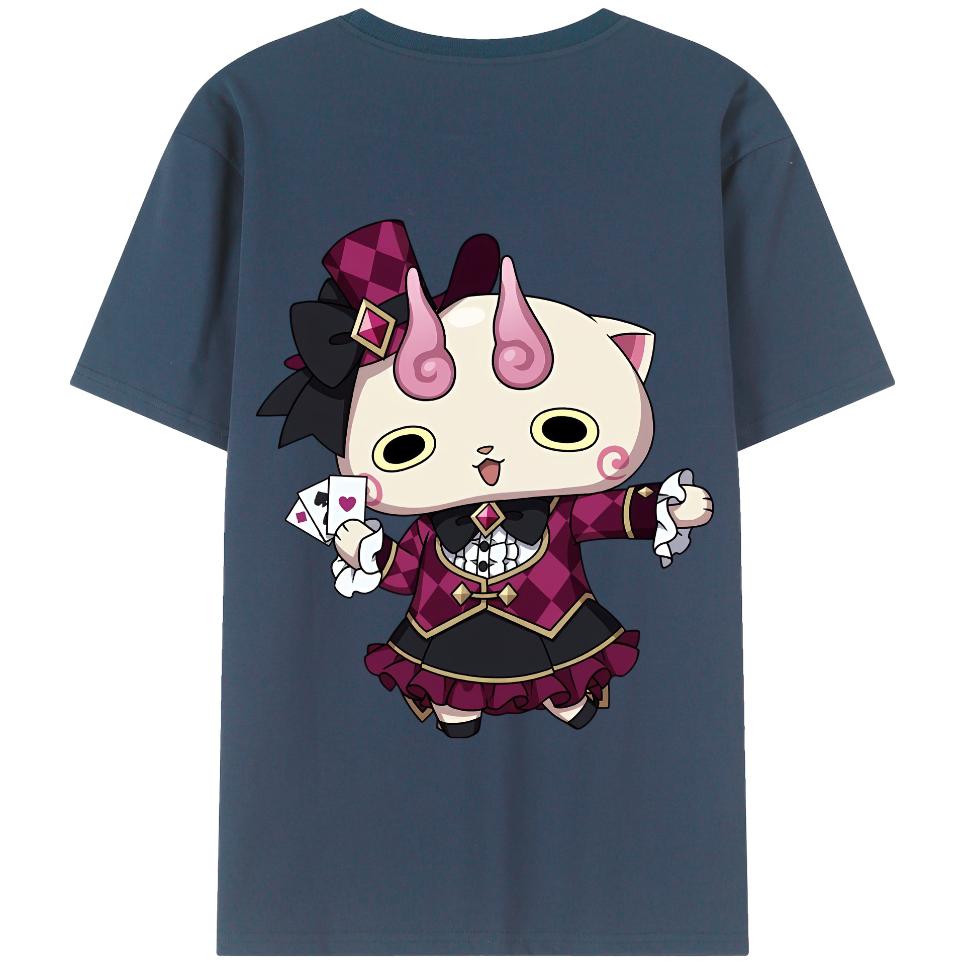 （画像用） 妖怪ウォッチ Yo-kai Watch 綿100％半袖Tシャツ（背面プリント）