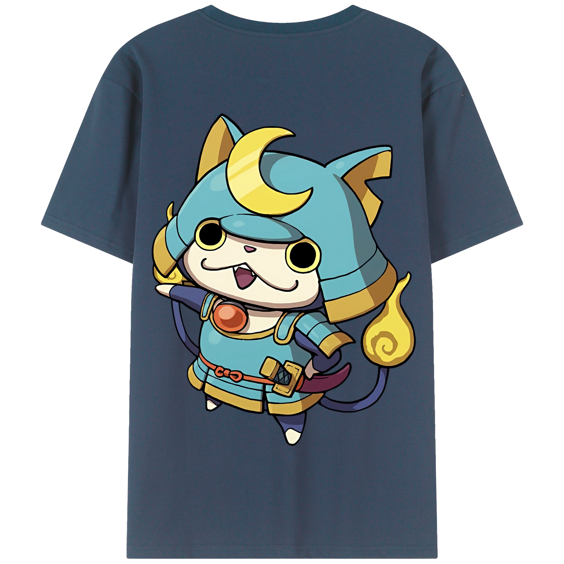 （画像用） 妖怪ウォッチ Yo-kai Watch 綿100％半袖Tシャツ（背面プリント）