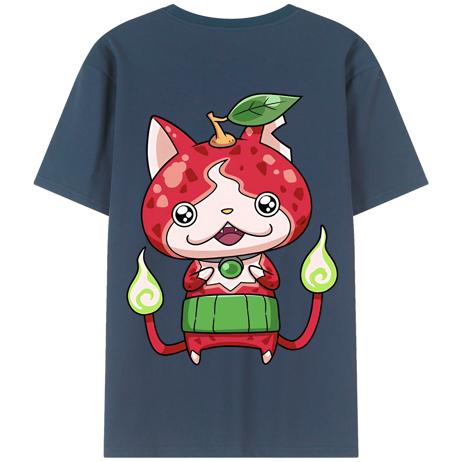 （画像用） 妖怪ウォッチ Yo-kai Watch 綿100％半袖Tシャツ（背面プリント）
